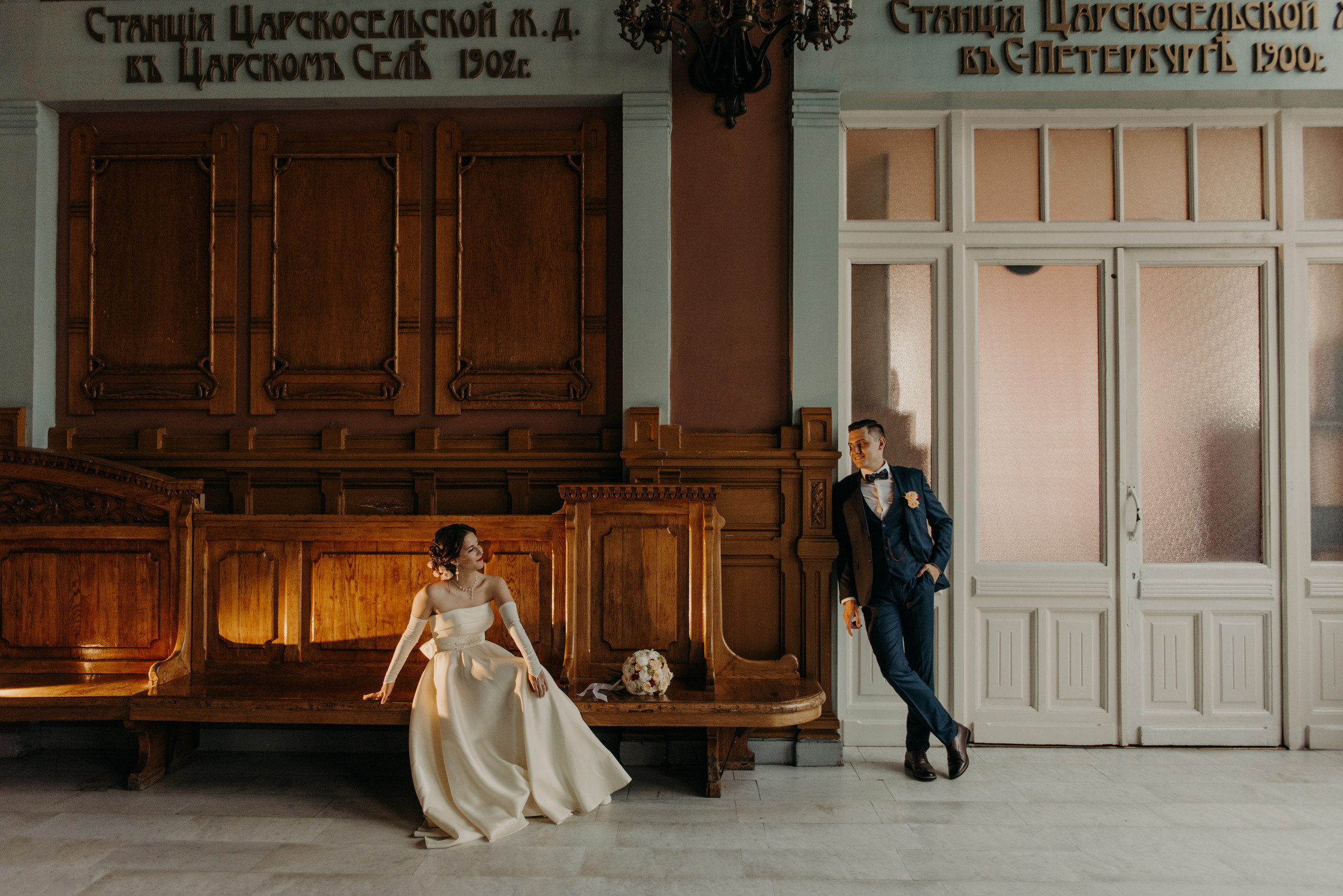 свадебная фотосессия на Витебском вокзале