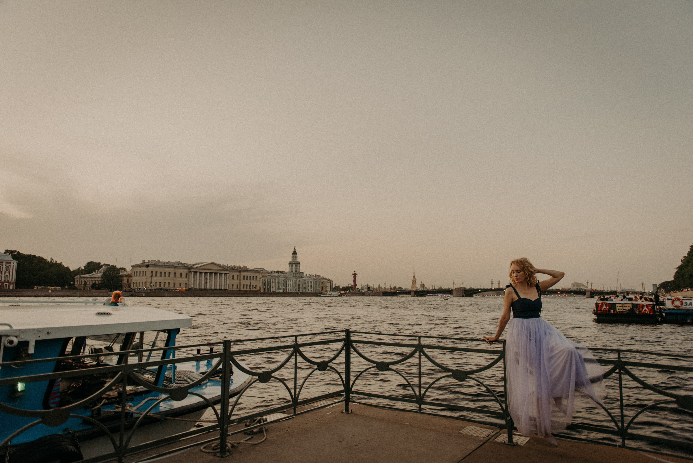 фотограф на свадьбу СПб, свадебная фотосессия на закате