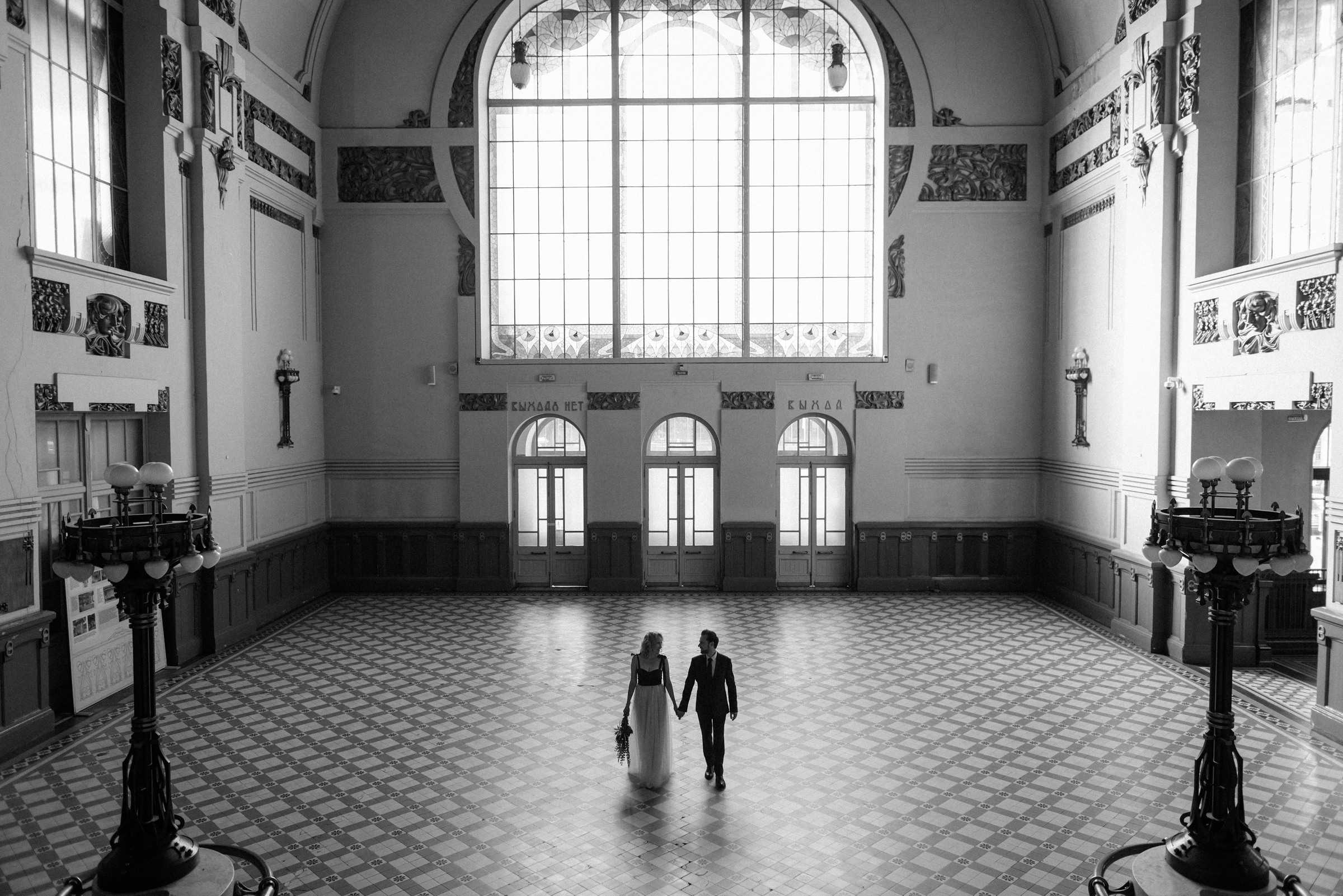 свадебная фотосессия на Витебском вокзале