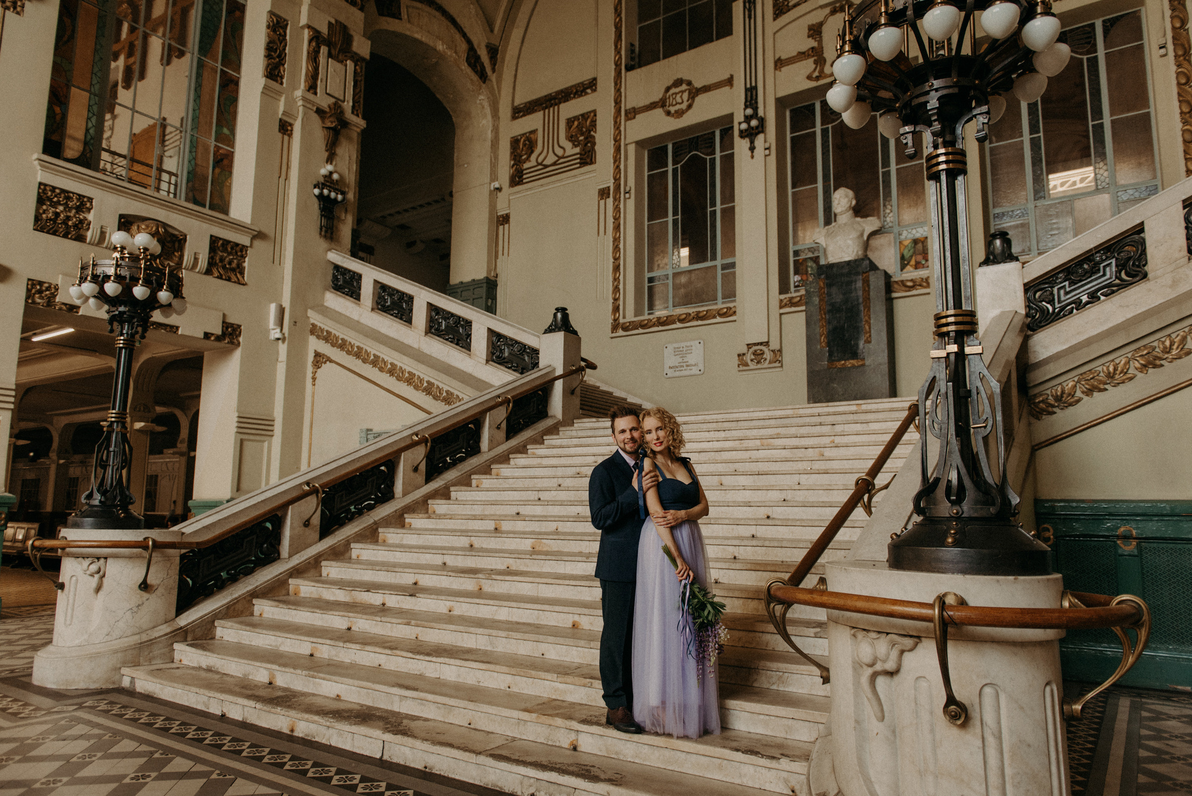 свадебная фотосессия на Витебском вокзале