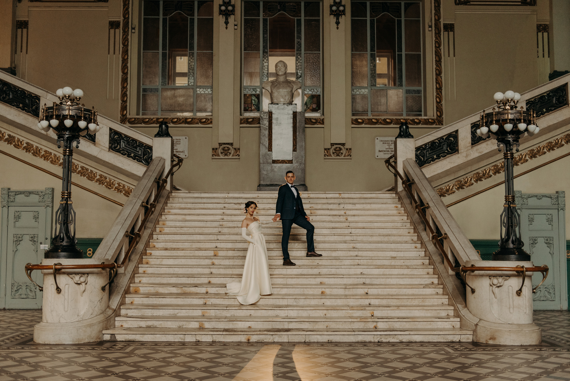 свадебная фотосессия на Витебском вокзале