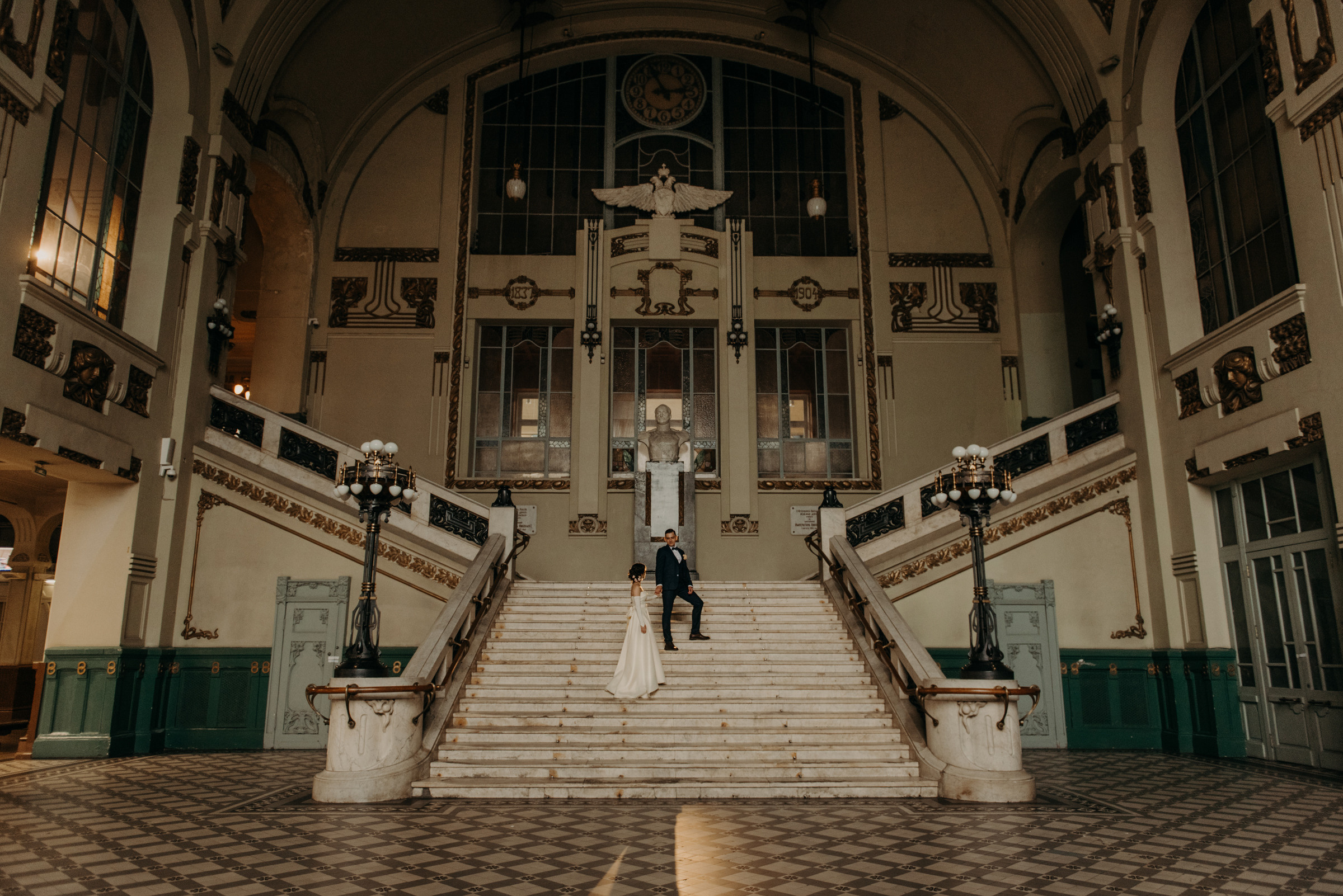 свадебная фотосессия на Витебском вокзале