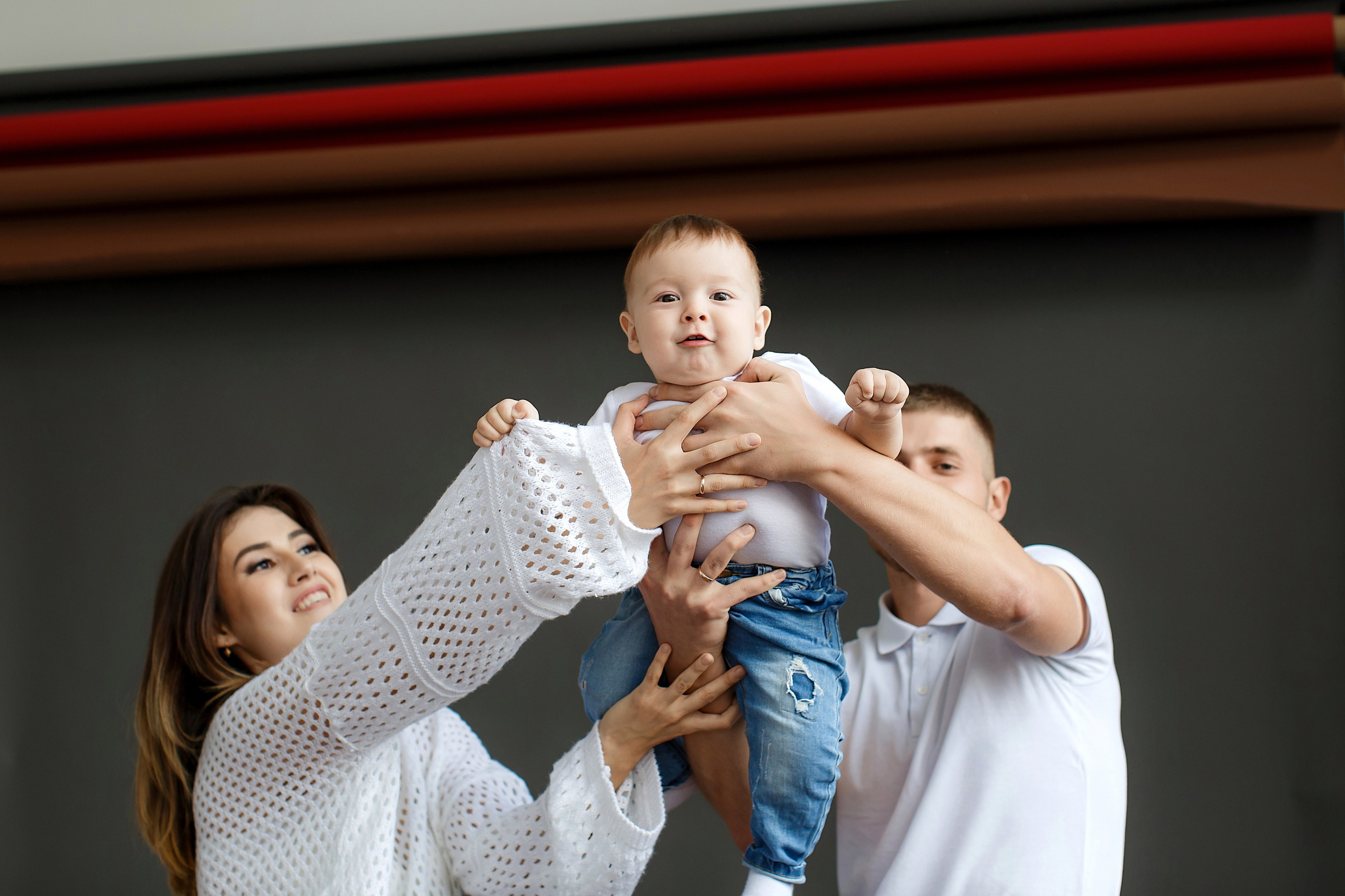 Мирон с родителями. Семейный и детский фотограф в Стерлитамаке Разина Рахмангулова