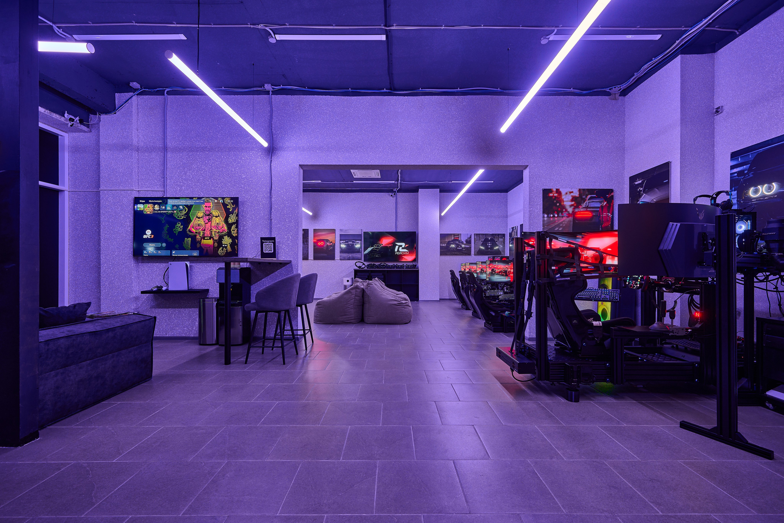 РЕЙСИМ Гоночные автосимуляторы. Интерьерный фотограф в Краснодаре