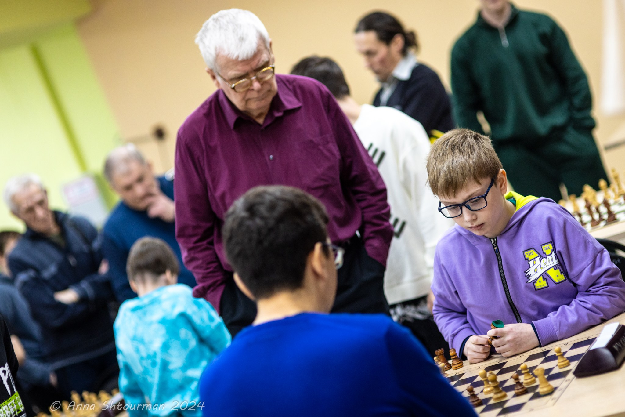 2024 Чемпионат Ярославской области по быстрым шахматам (Ярославль, Россия). Фотограф Анна Штурман (репортажная съёмка любых событий и мероприятий) Anna Shtourman photographer