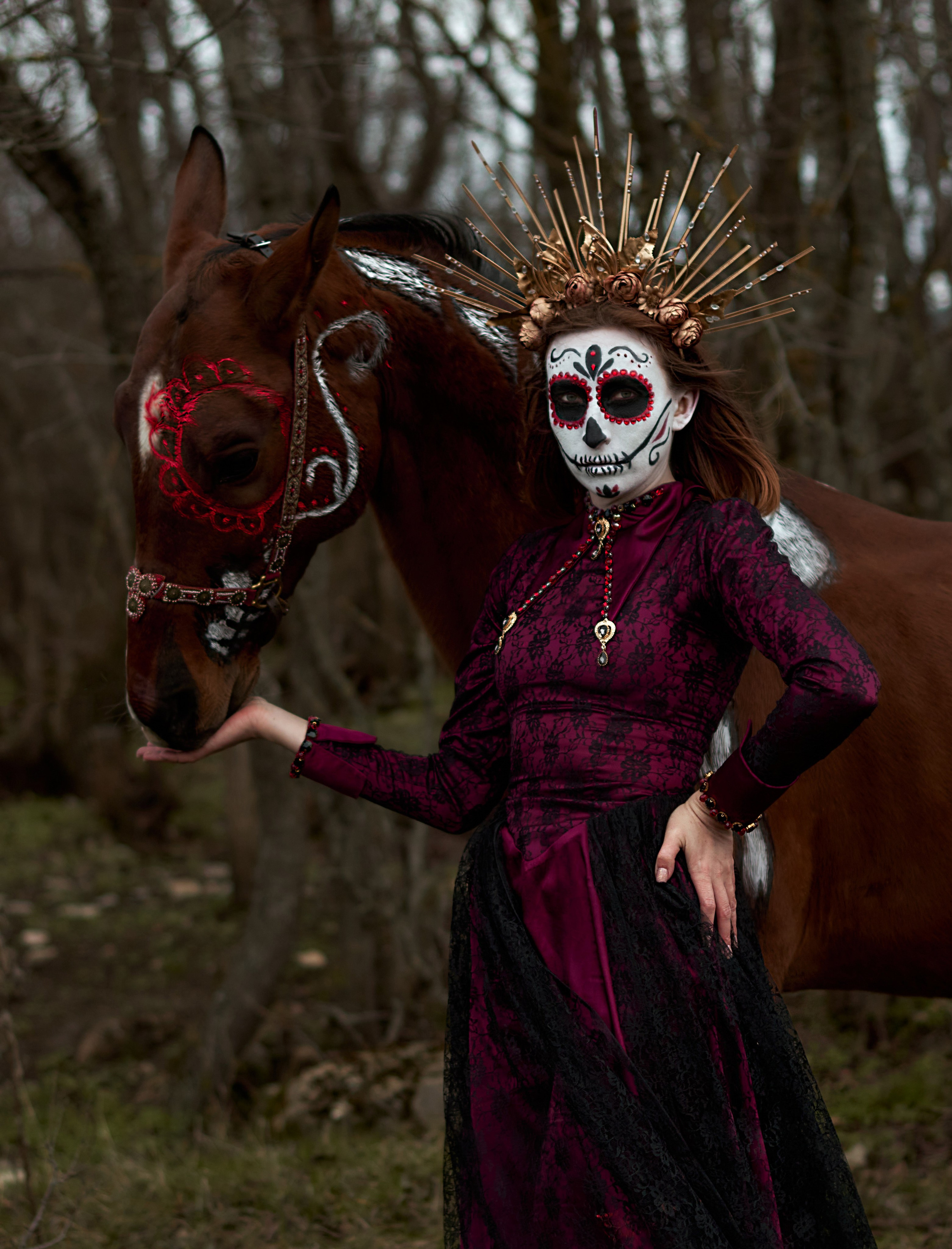 Фотосессия в стиле праздника El Día de Muertos. Фотограф в Севастополе