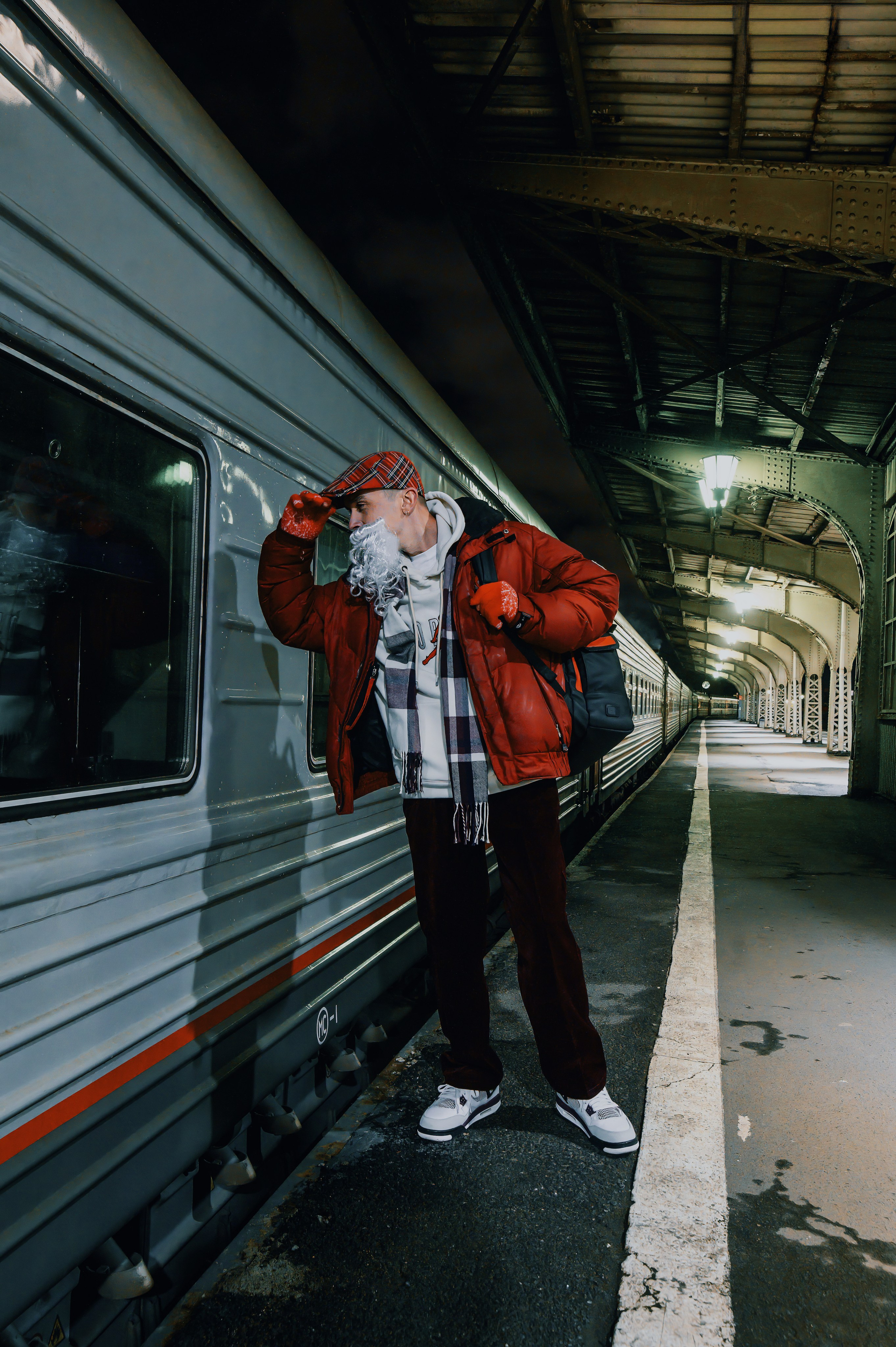 Дед Мороз на стиле. Профессиональный фотограф в Санкт-Петербурге