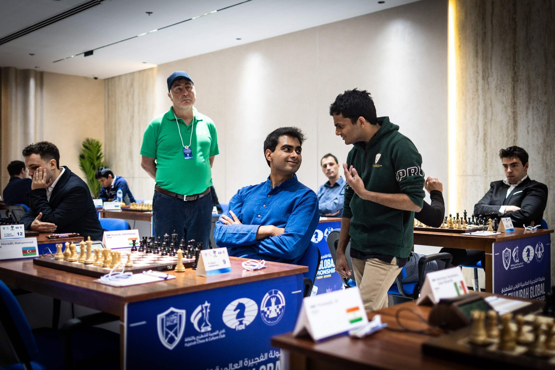2025.08.25 1st. FUJAIRAH GLOBAL Chess Championship — Round1. Фотограф Анна Штурман (репортажная съёмка любых событий и мероприятий) Anna Shtourman photographer