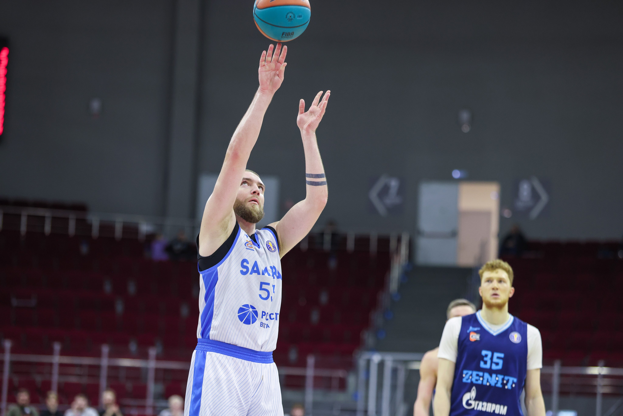 Баскетбол. Самара — Зенит. Единая лига ВТБ. Спортивный фотограф в Самаре
