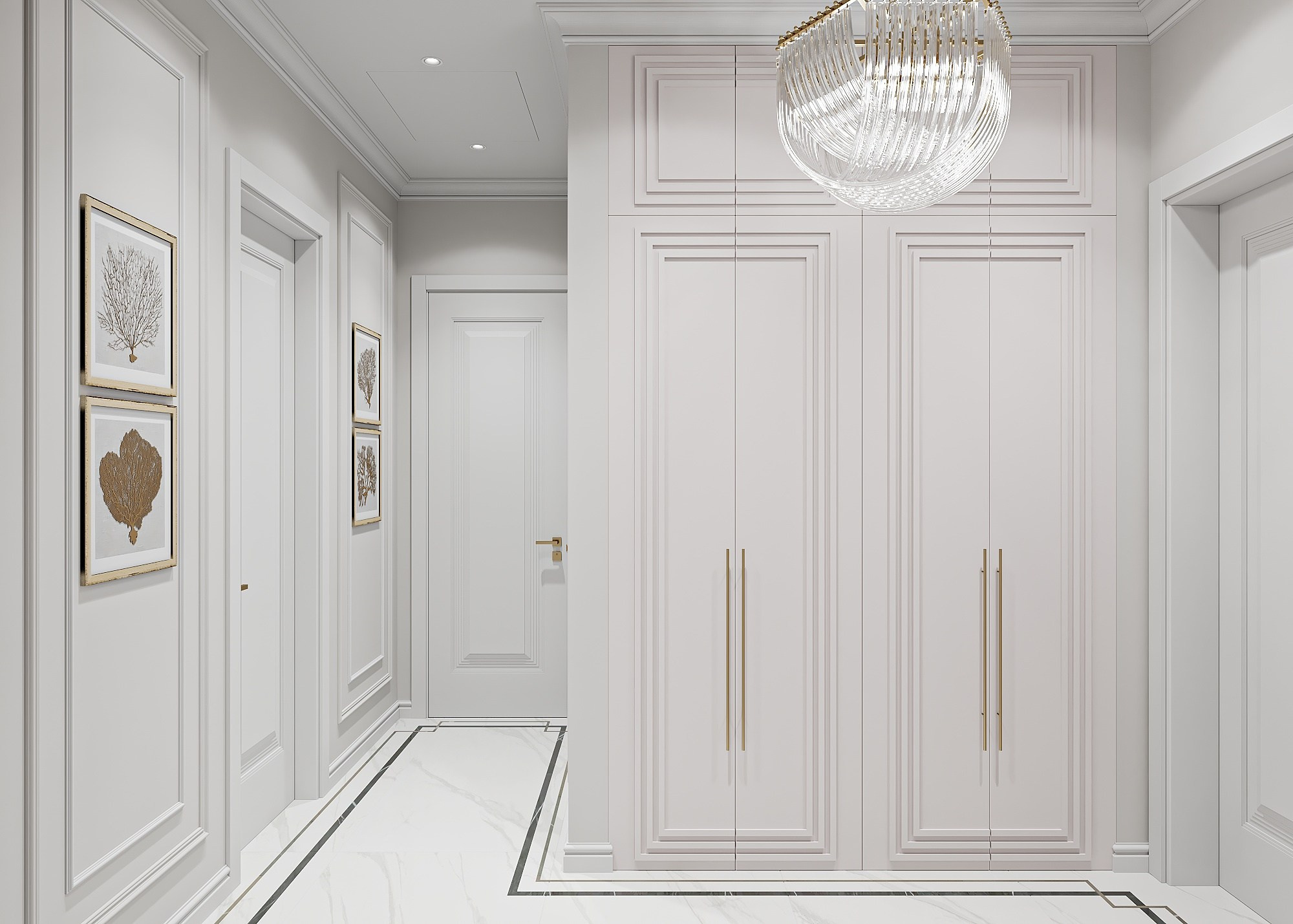 RESIDENCE WEST GARDEN, MOSCA. Irina Balykina — Interior 3D Visualisation