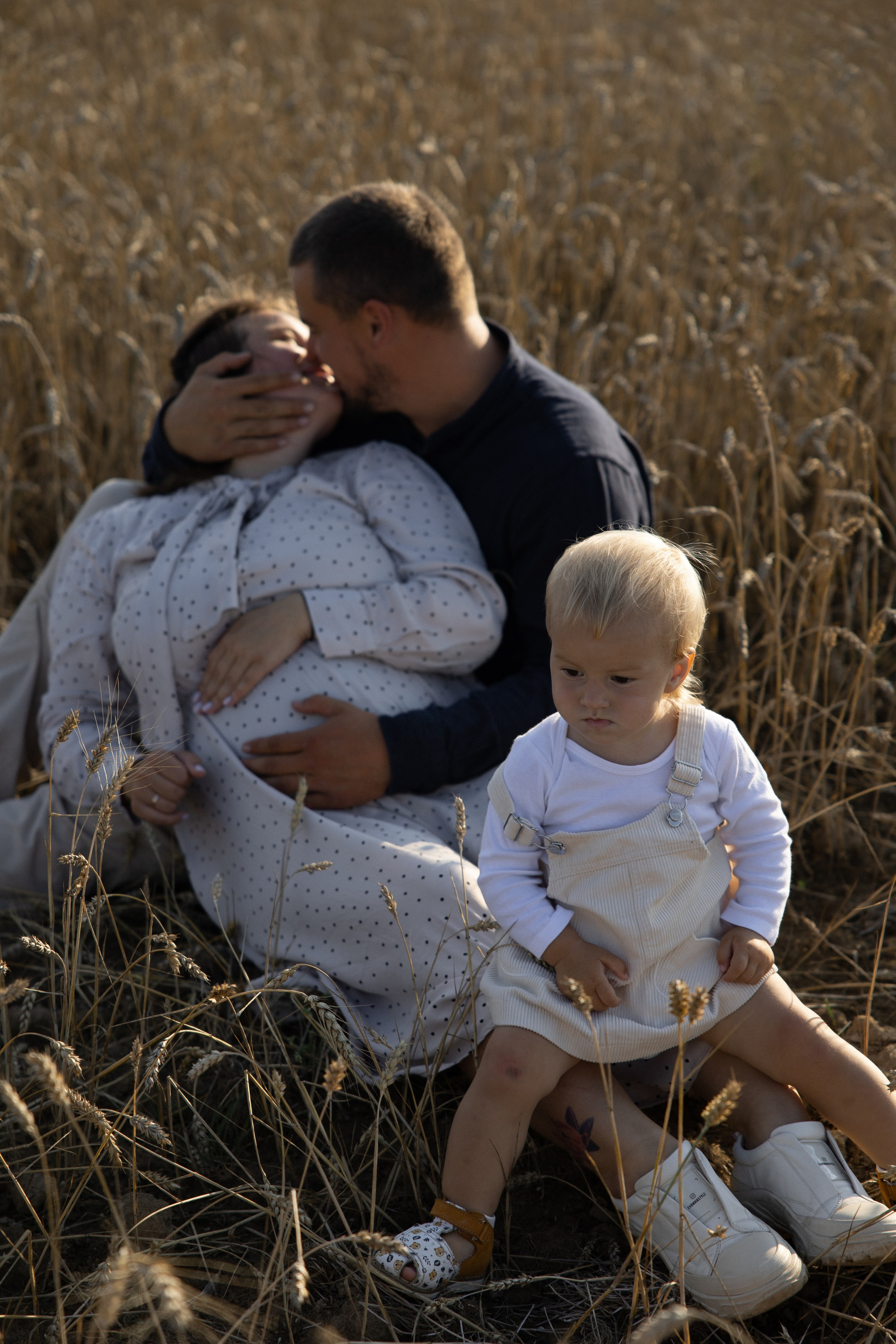 Семейная в поле. Свадебный фотограф в Санкт — Петербурге и Ленинградской о