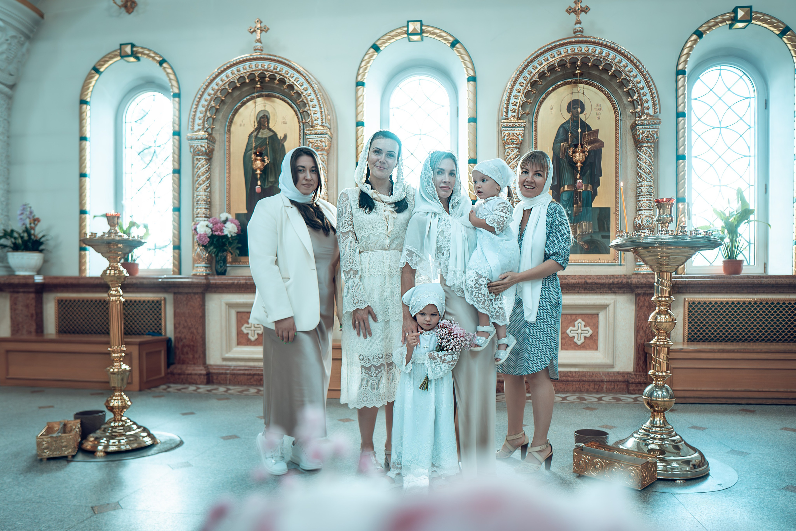 Таинство Крещения Евы и Софии