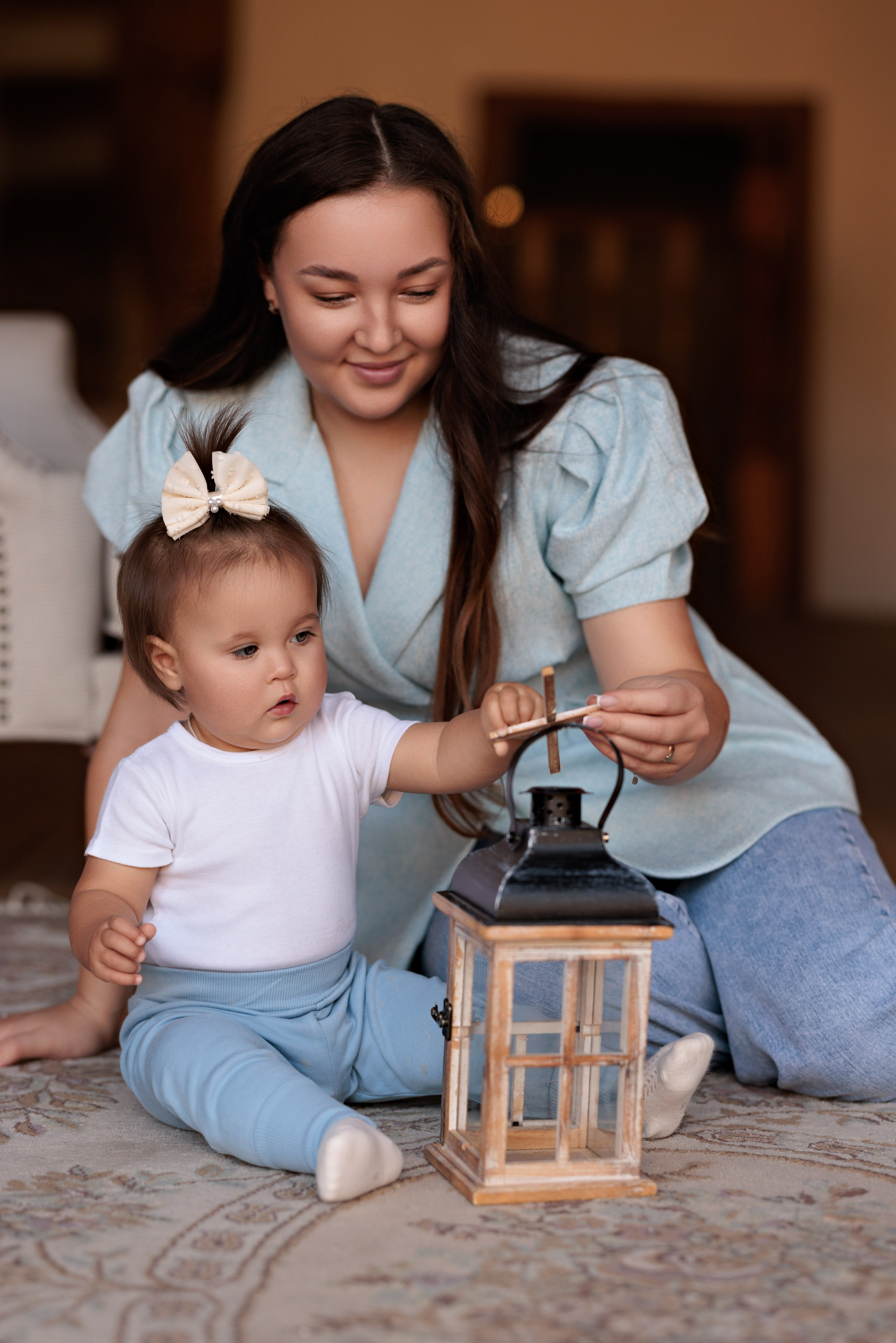 Амелии 1 год. Детский и семейный фотограф в Чите Анастасия Шубина