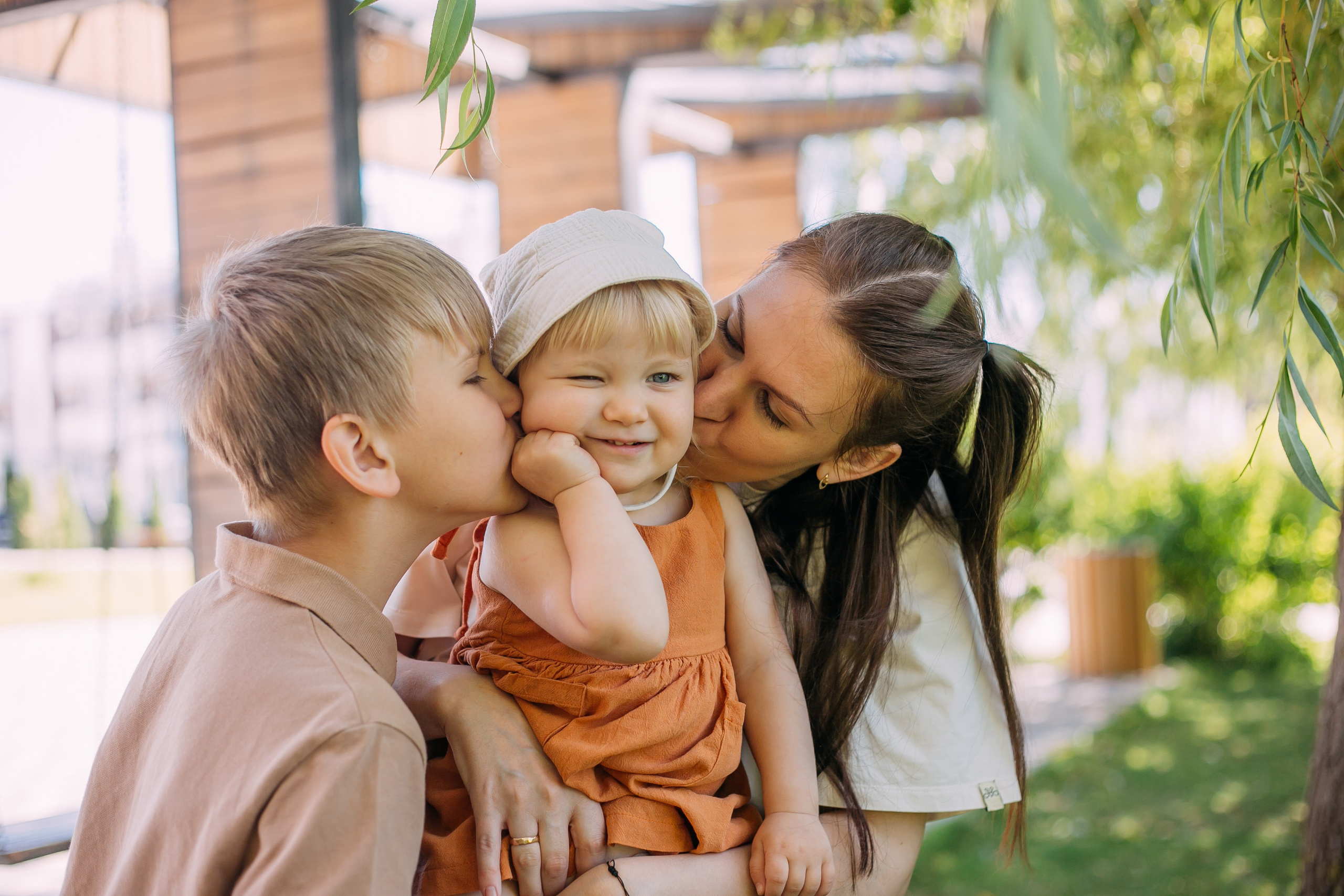Илья, Тася, Гоша, Юля. Семейный фотограф в Волгограде Надежда Головко