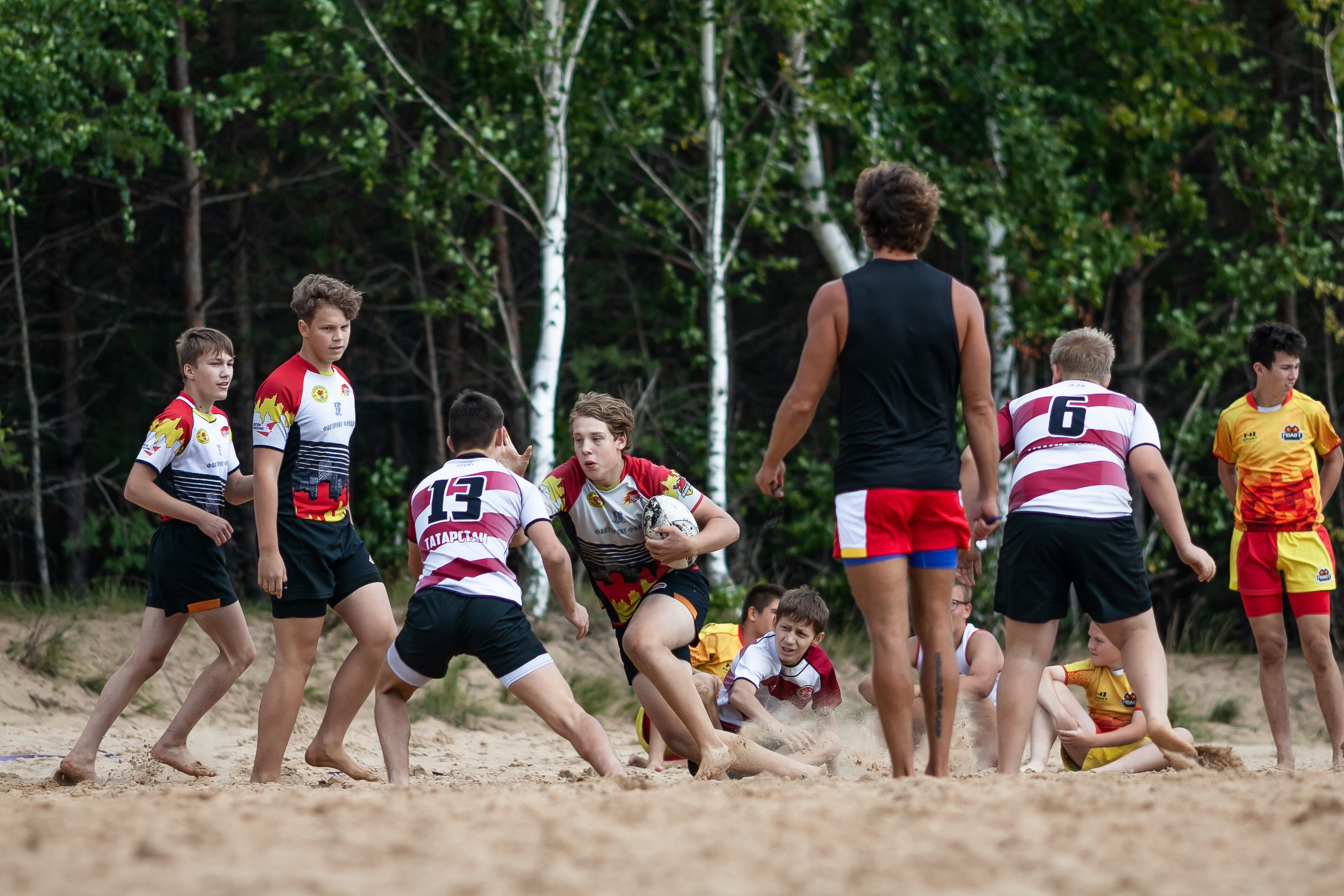 «Кубок «Молота» по пляжному Регби. Фотография