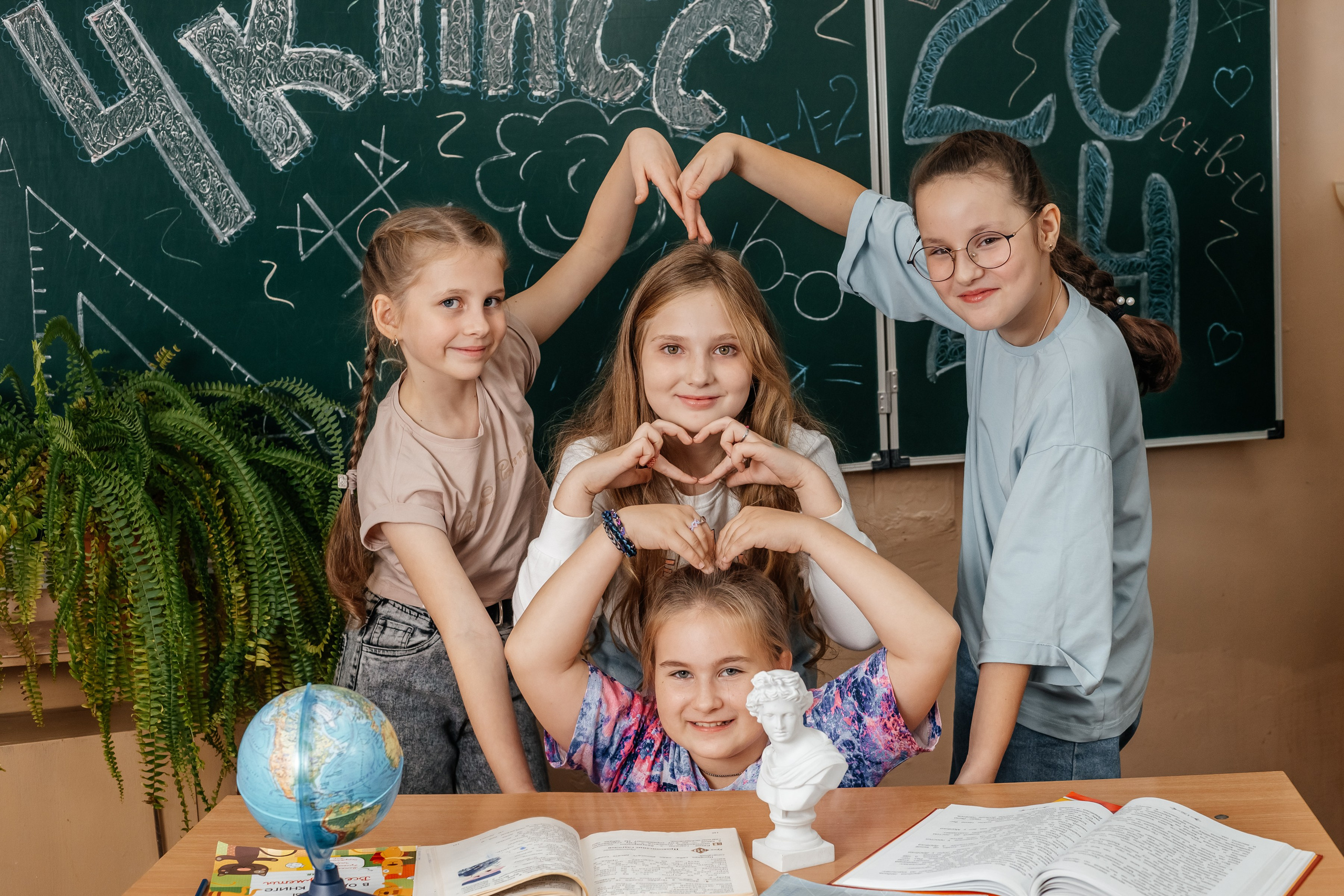 4 кл сьемка в Школе. Ольга Плаксина фотограф в Саратове