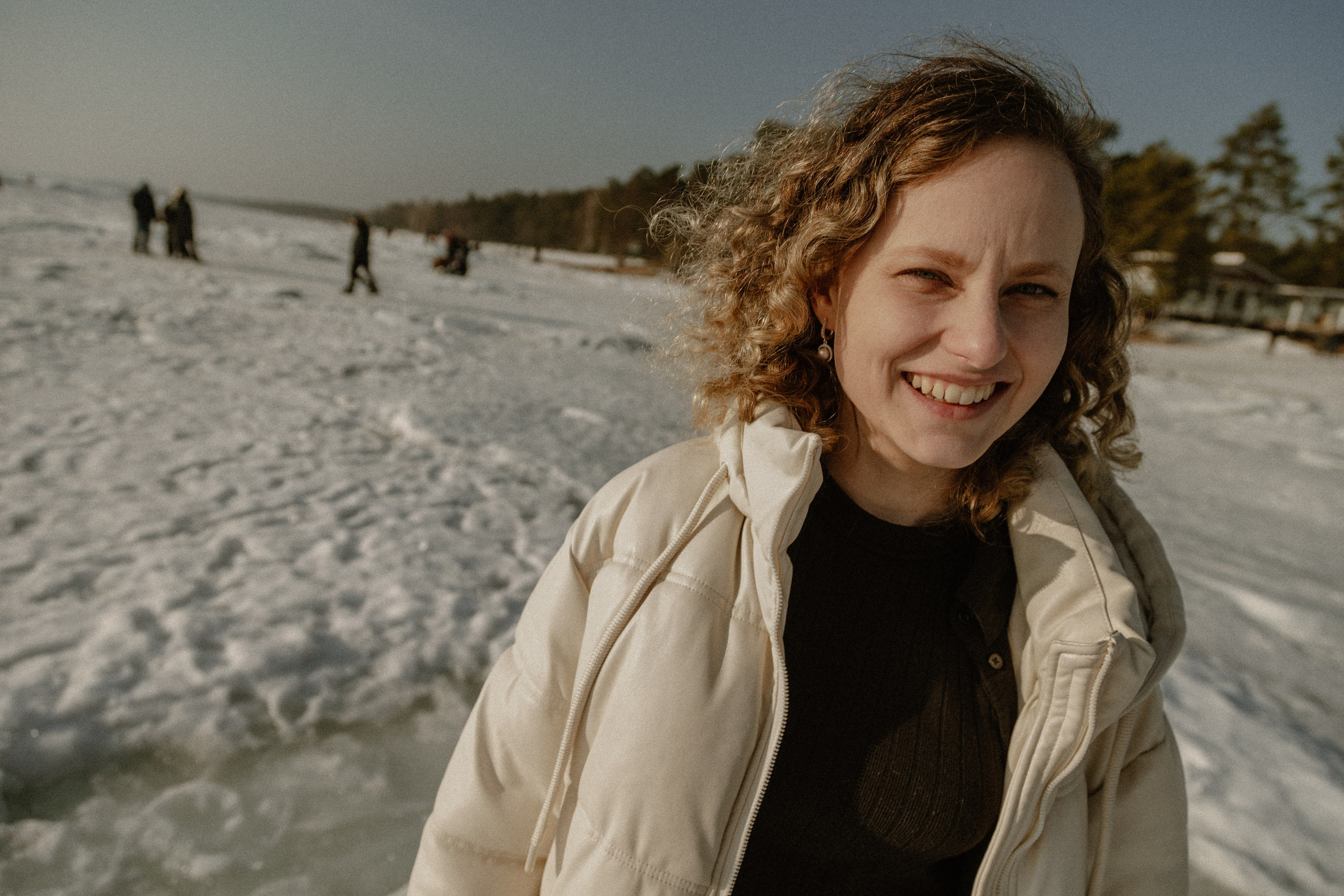 Зимняя фотосъемка пары: Андрея и Ани в Санкт-Петербурге