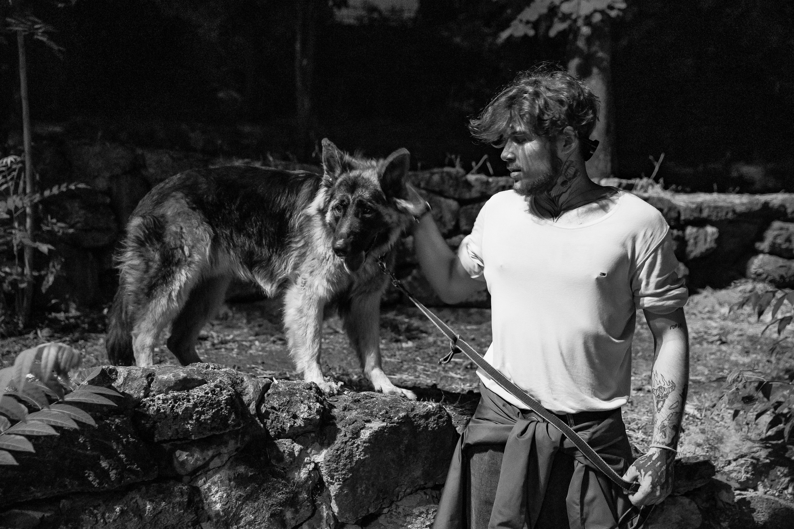 Никита и его верный друг Грэй. Omar Shapiev