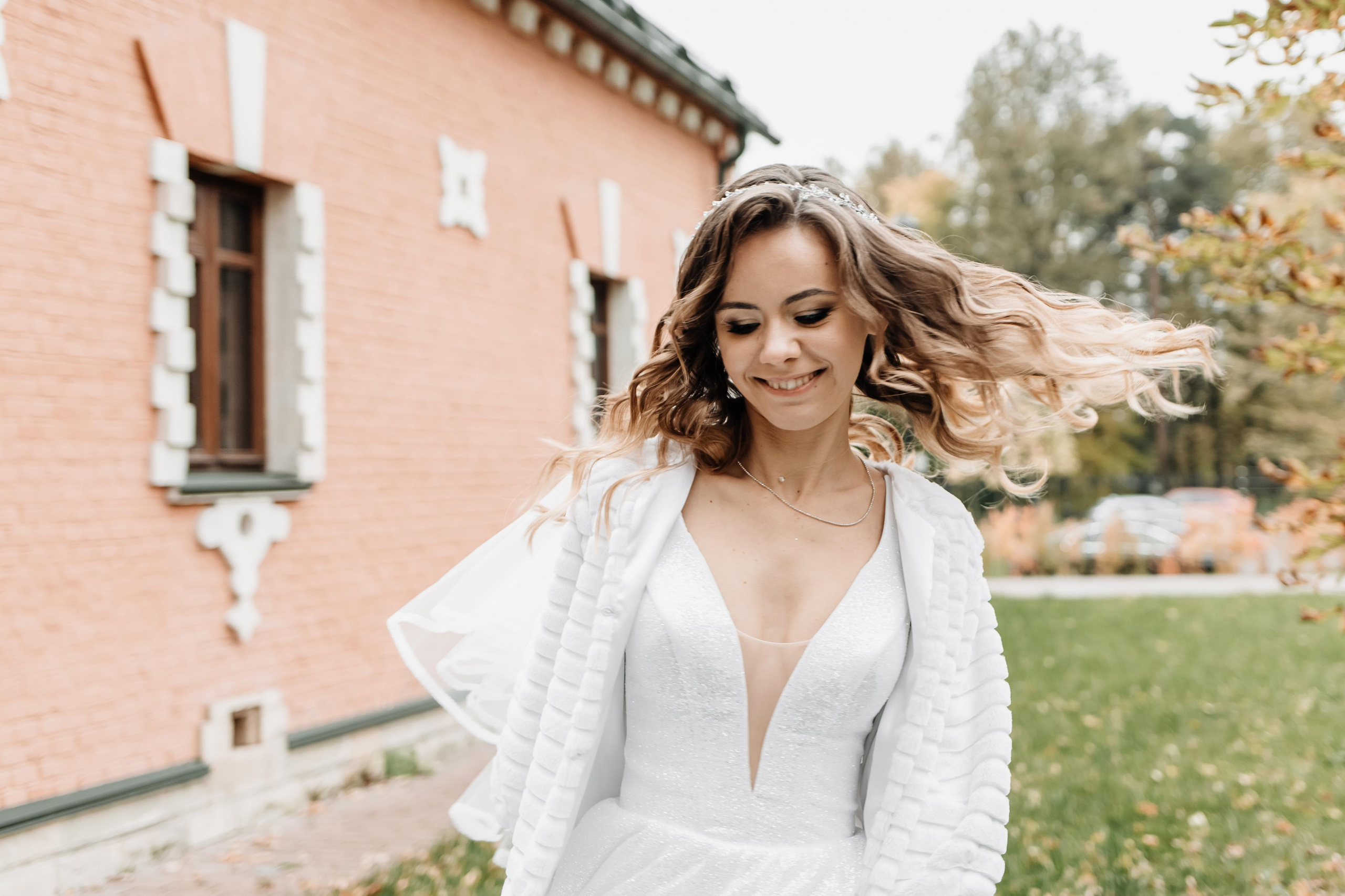 Свадебная фотосессия осенью в парке