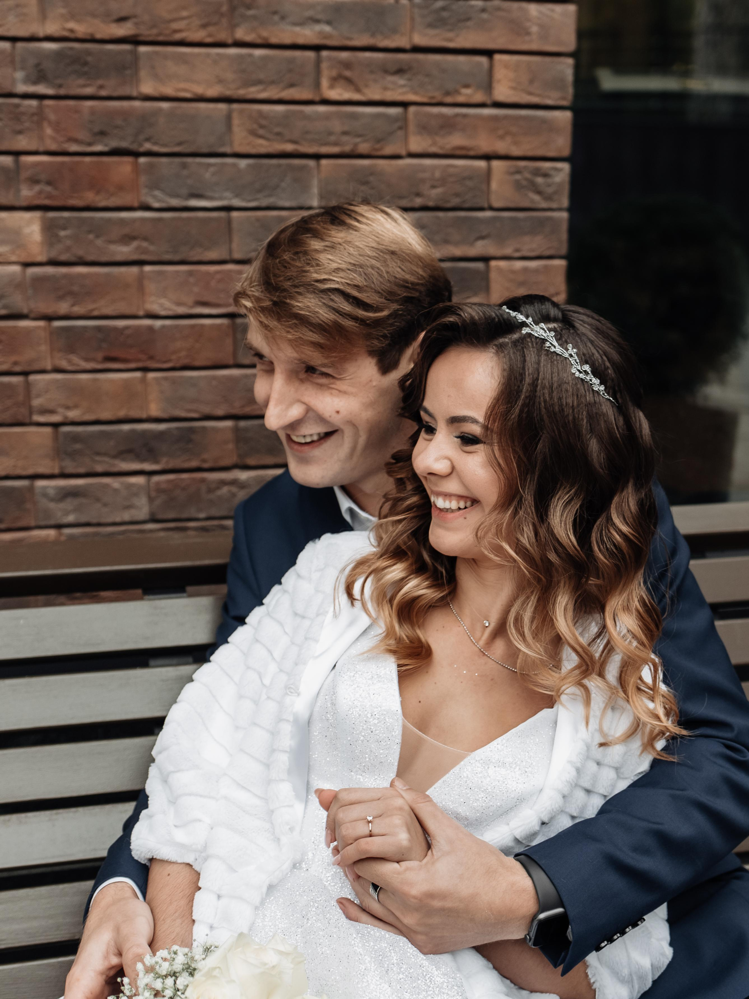 Свадебная фотосессия осенью в парке