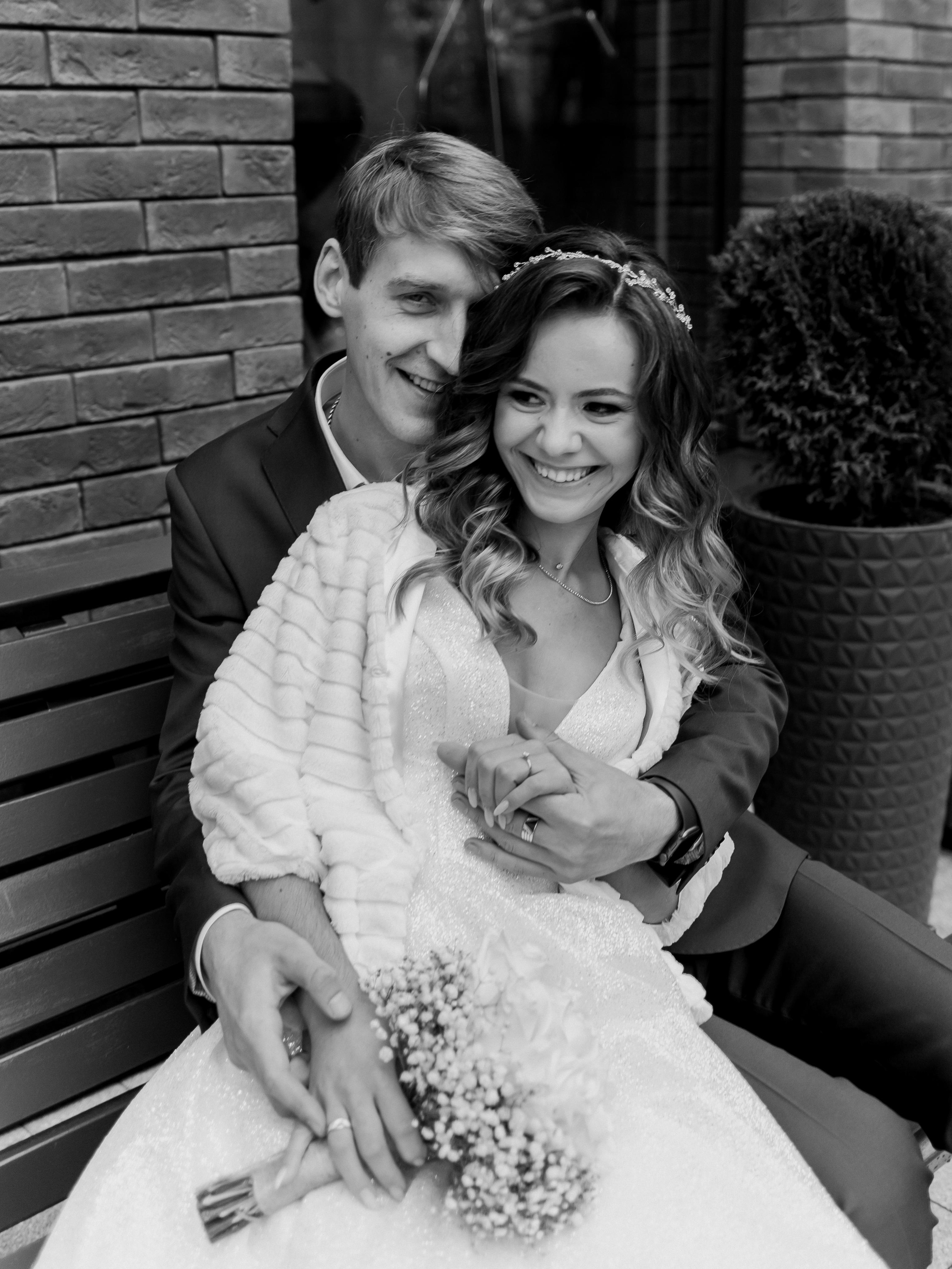 Свадебная фотосессия осенью в парке