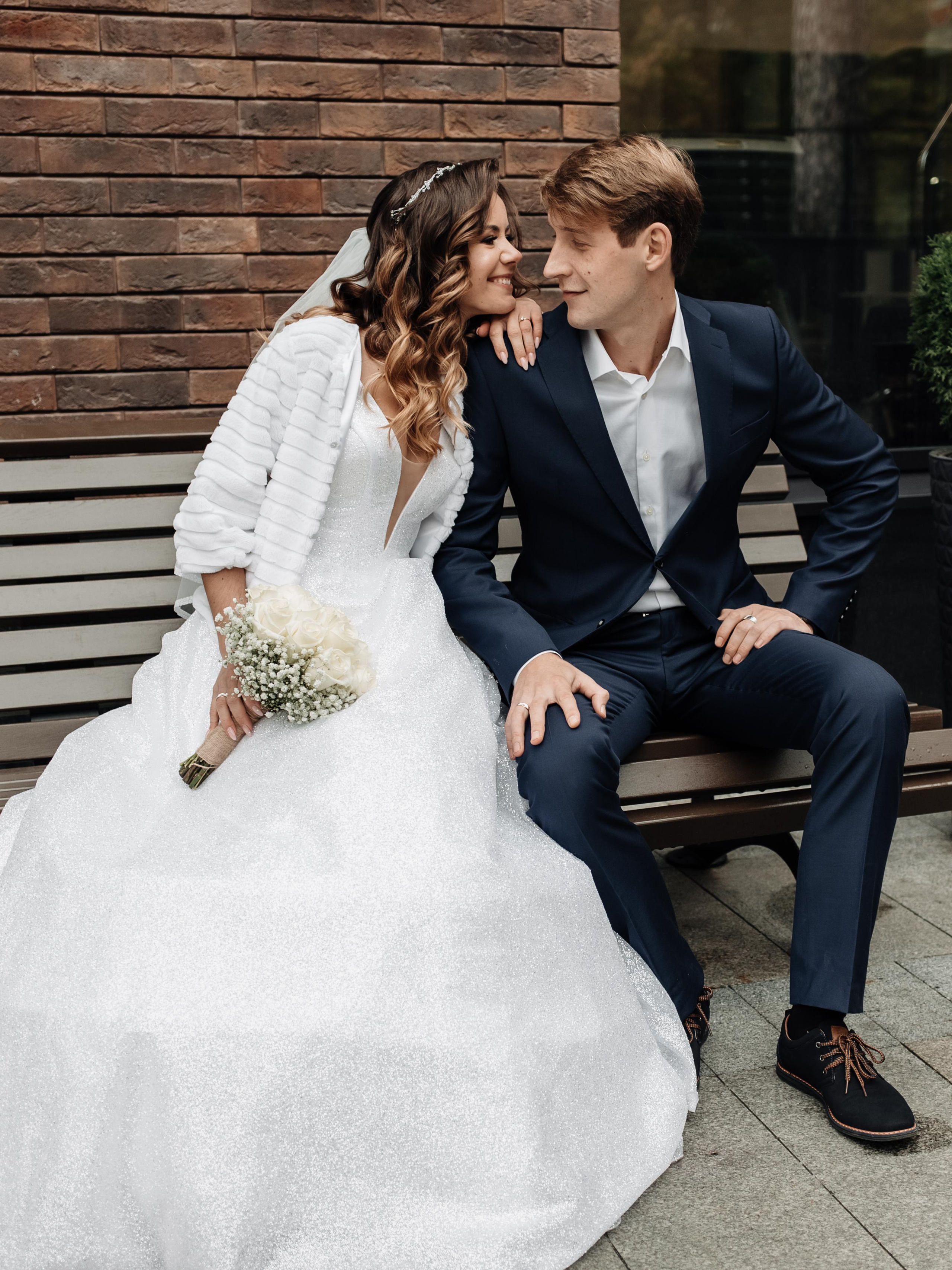 Свадебная фотосессия осенью в парке