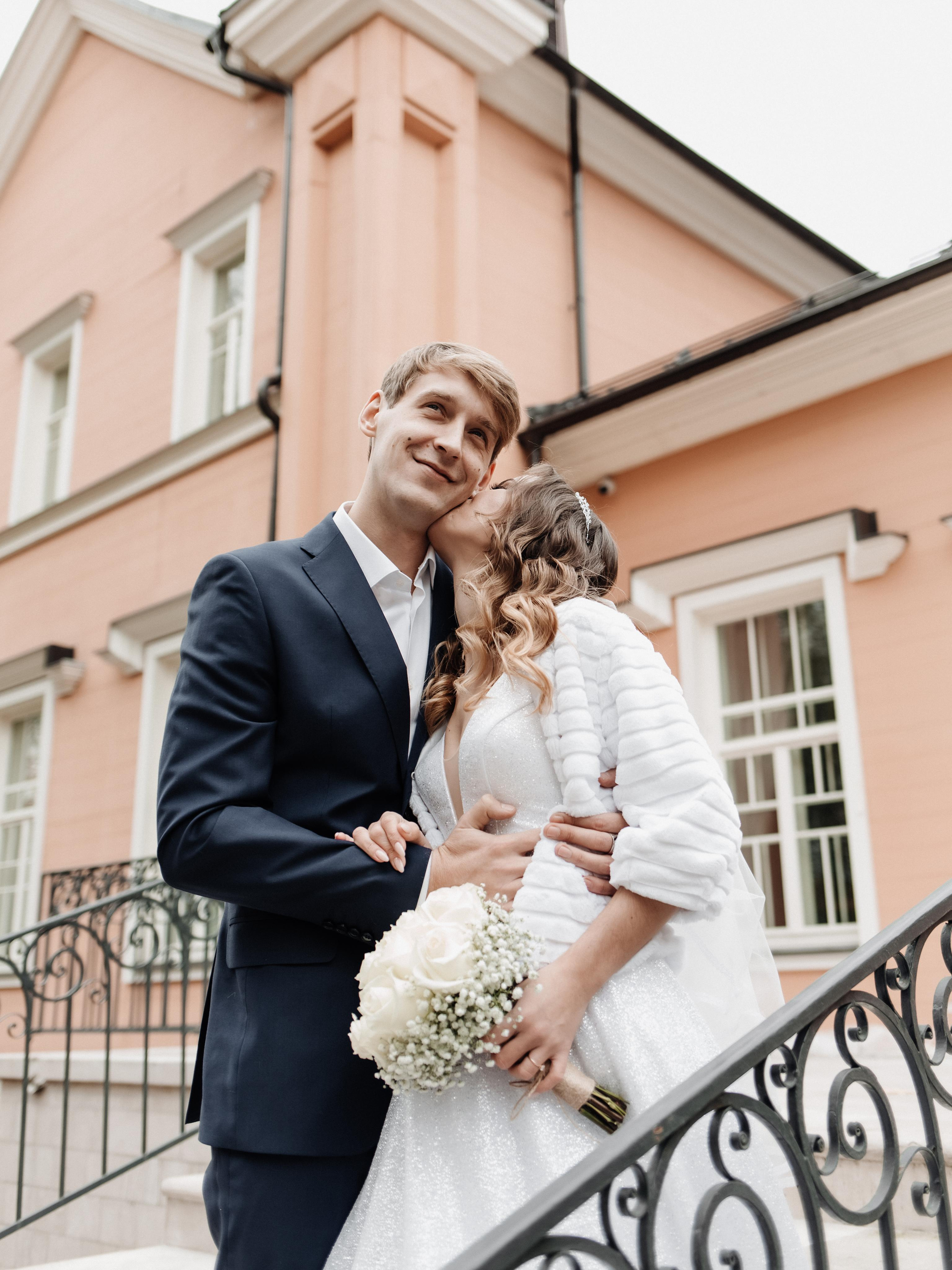 Свадебная фотосессия осенью в парке