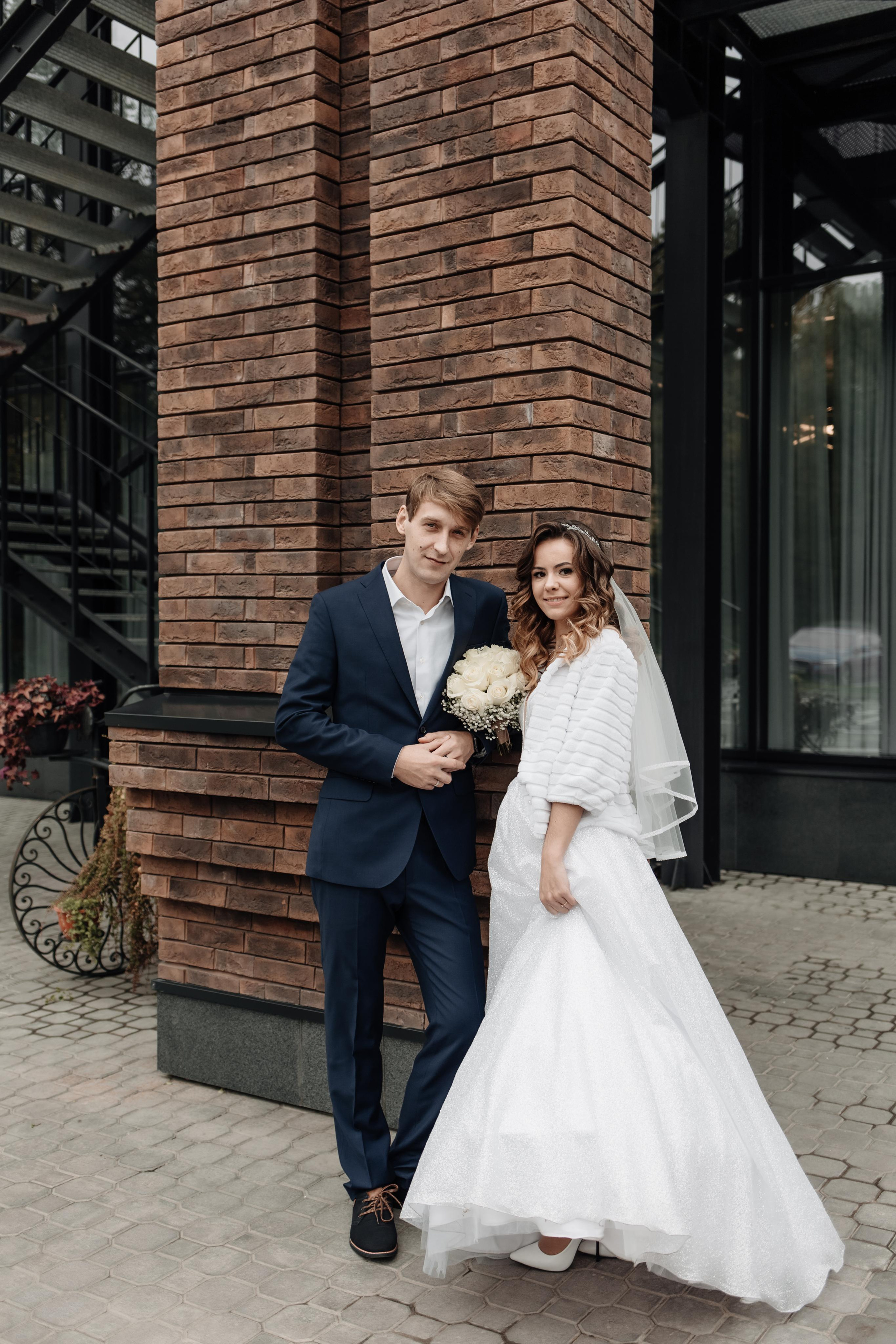 Свадебная фотосессия осенью в парке