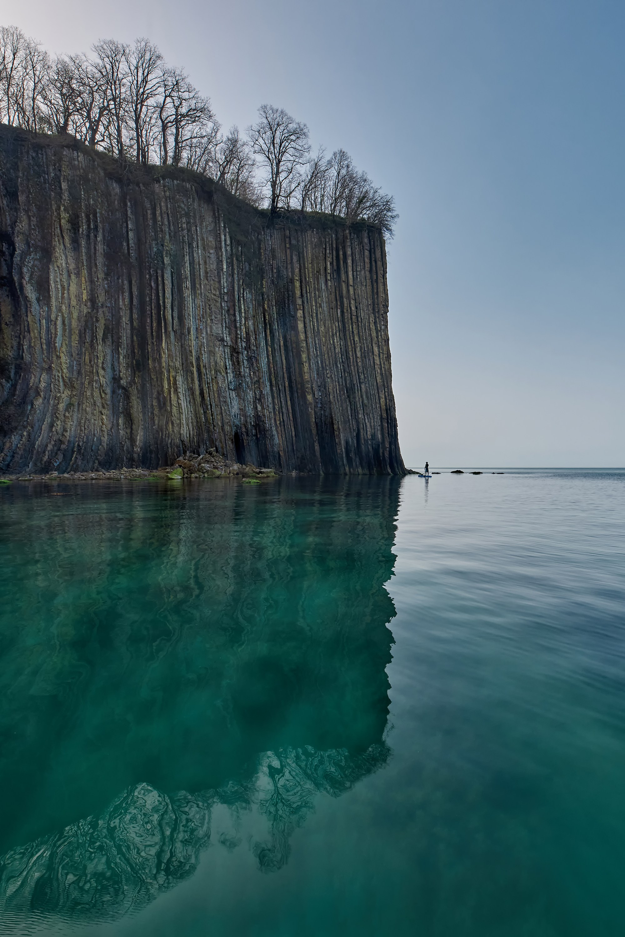 Берег, горы, скала, океан, море