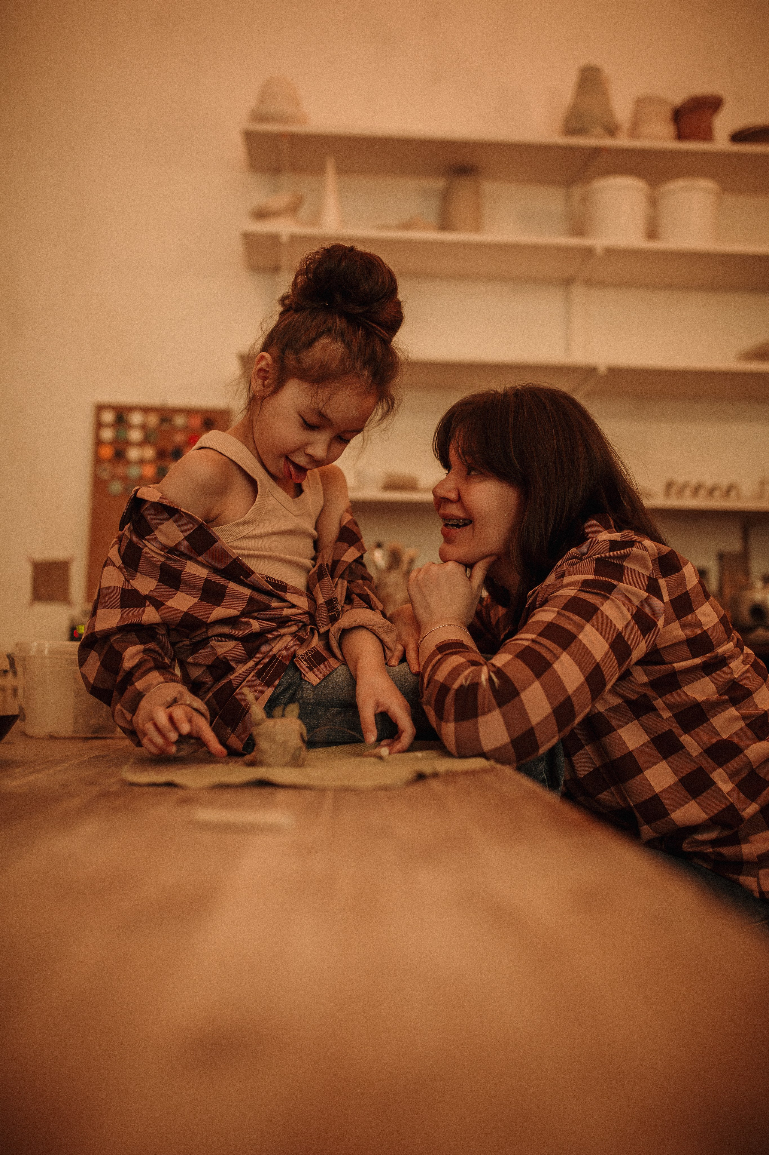 Дина & София гончарная. Семейный и Свадебный фотограф в Санкт-Петербурге Плохая Екатерина