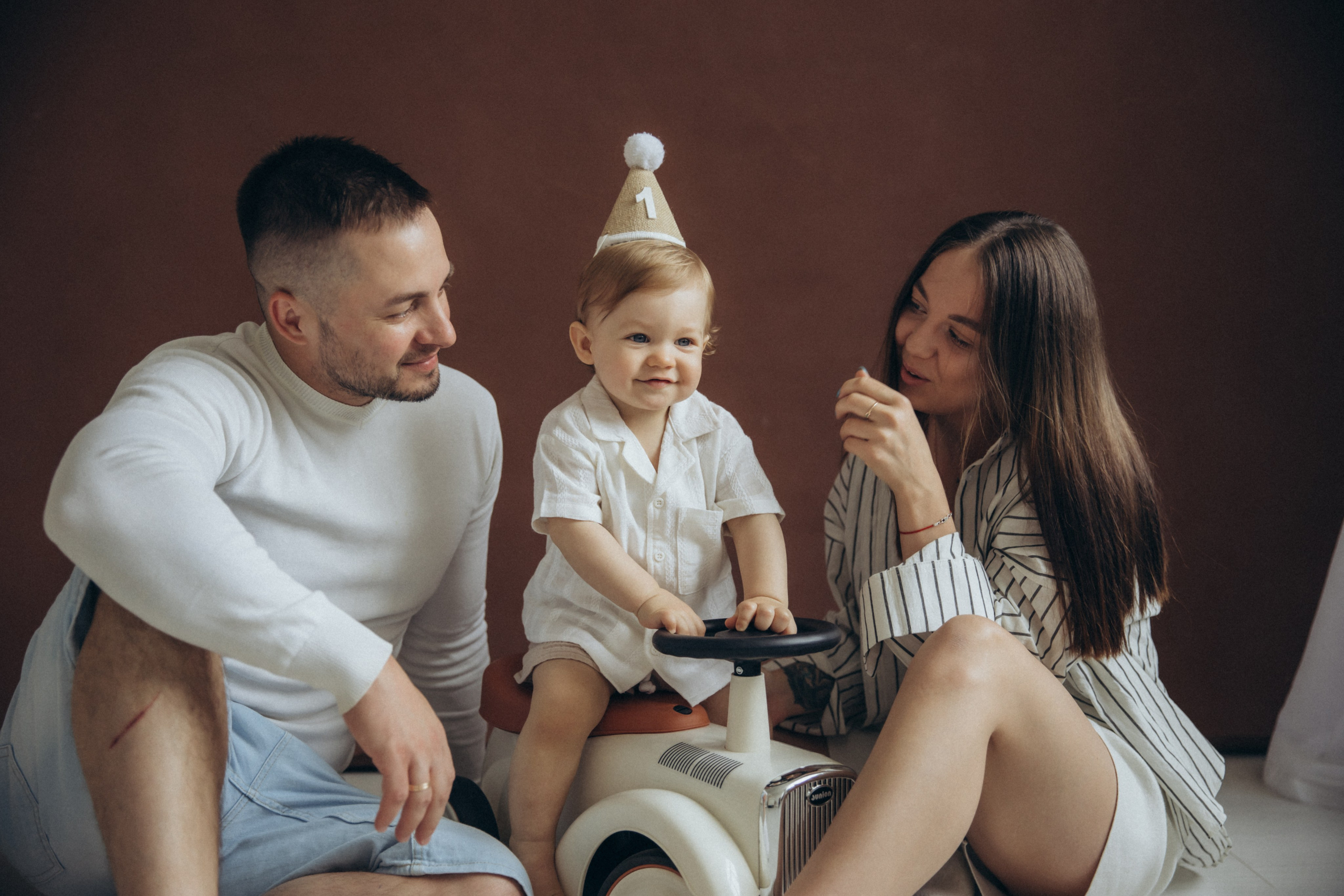 Годик в кругу семьи. Фотограф на крещение в Рязани. Семейный фотограф
