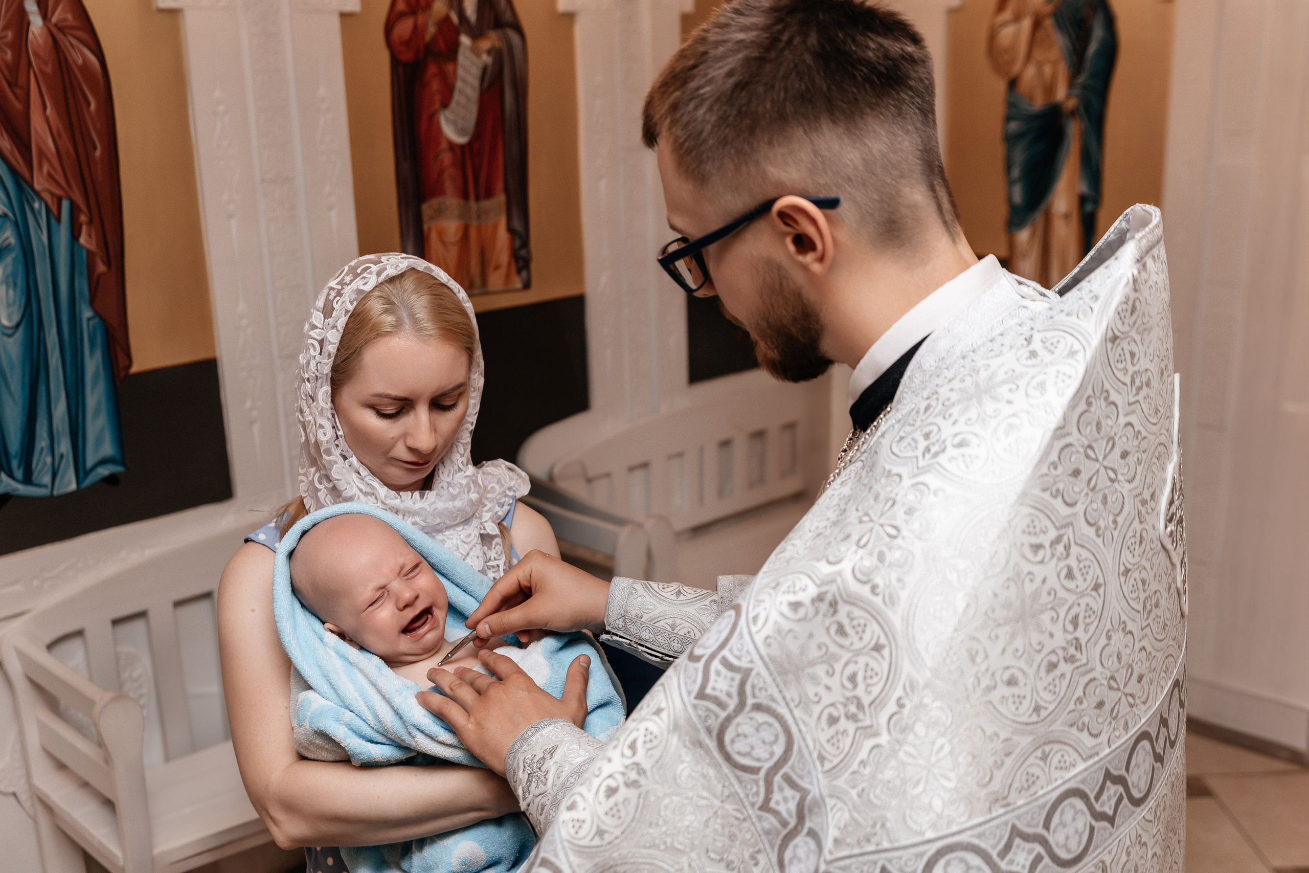 Крещение Варвары. Семейный фотограф Минск Усова Ольга
