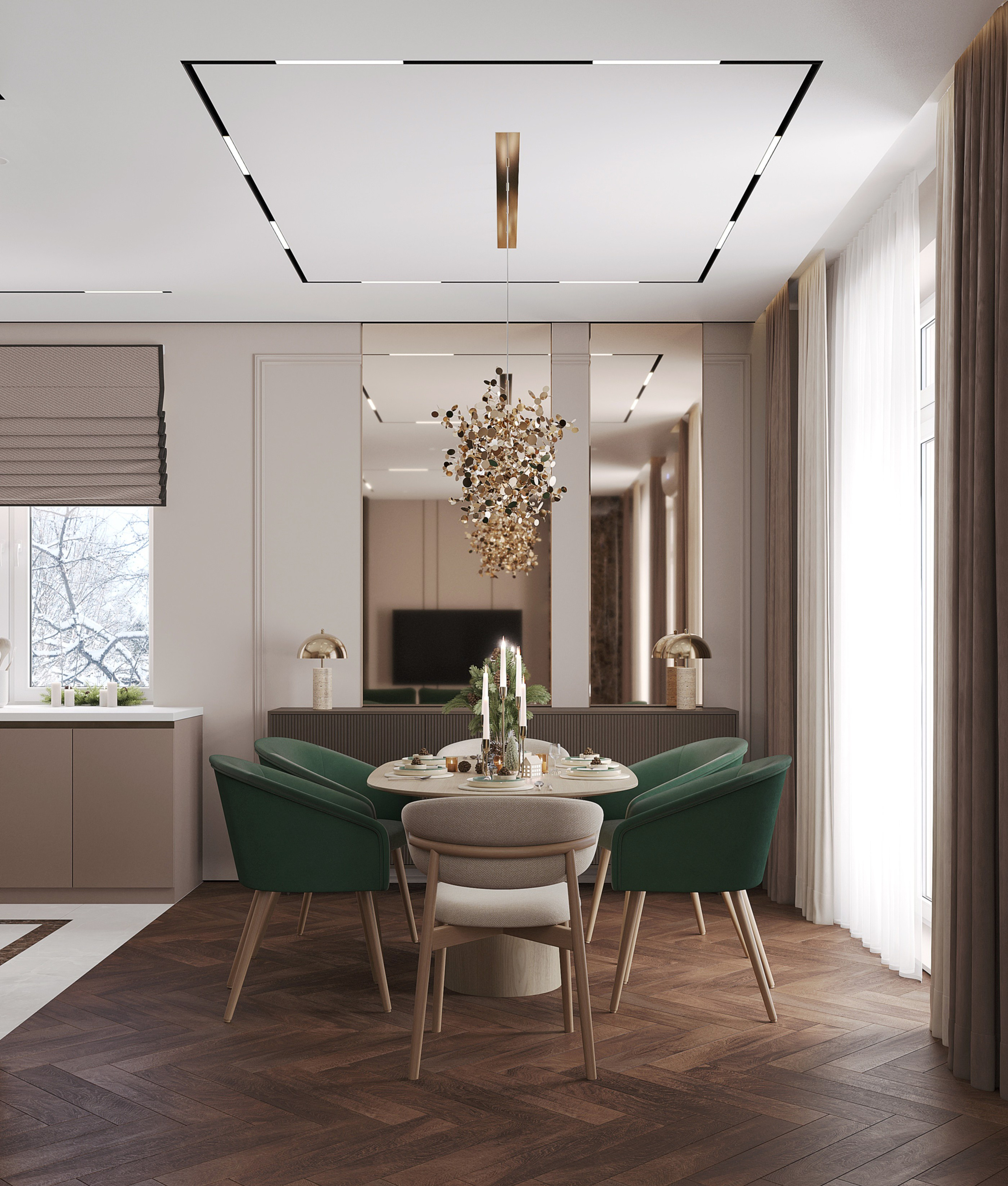 Проект Дома Казань. Студия дизайна интерьера Лактионовой Елены