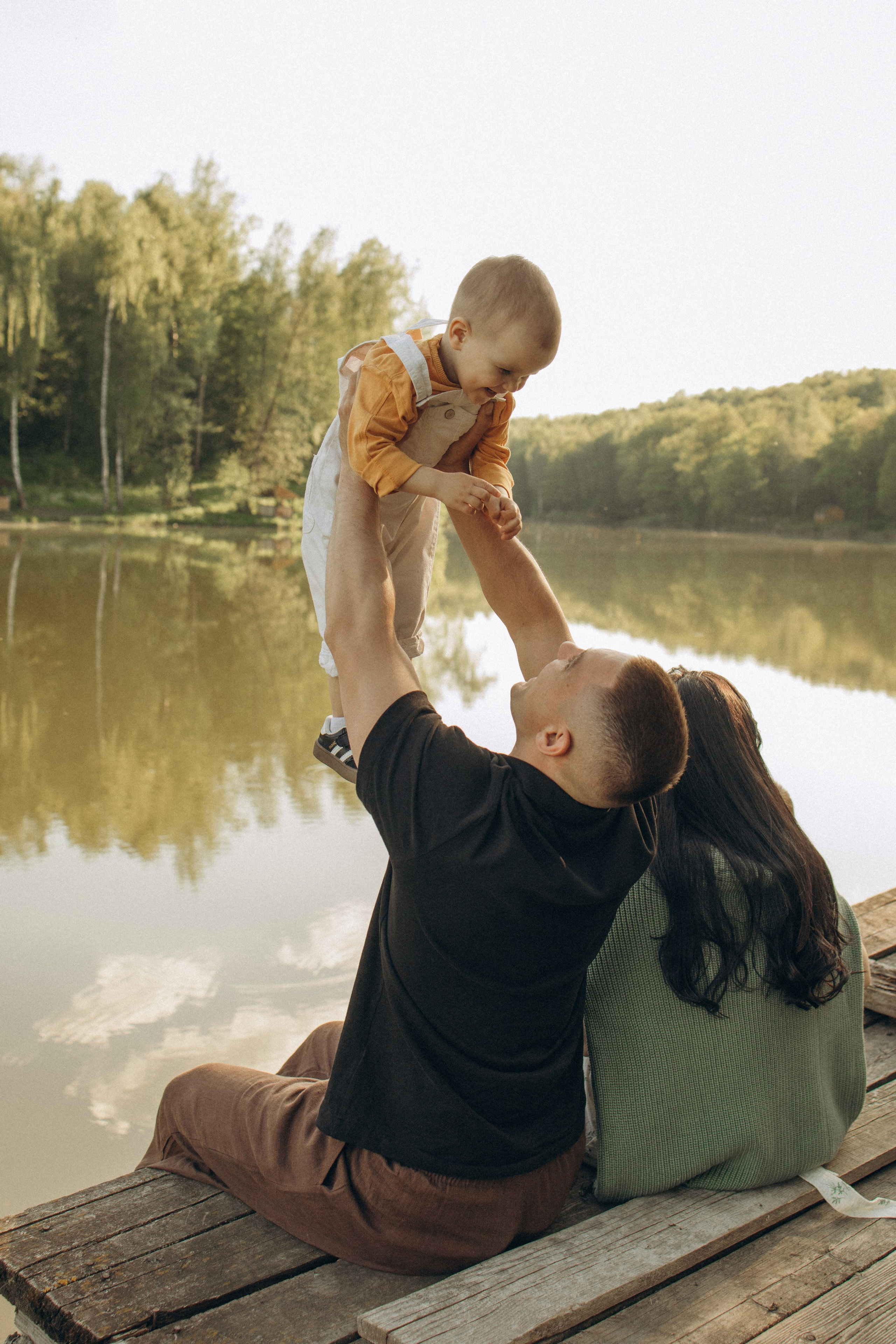 Семейный выходной на озере. Семейный фотограф в Москве Валерия Карпова