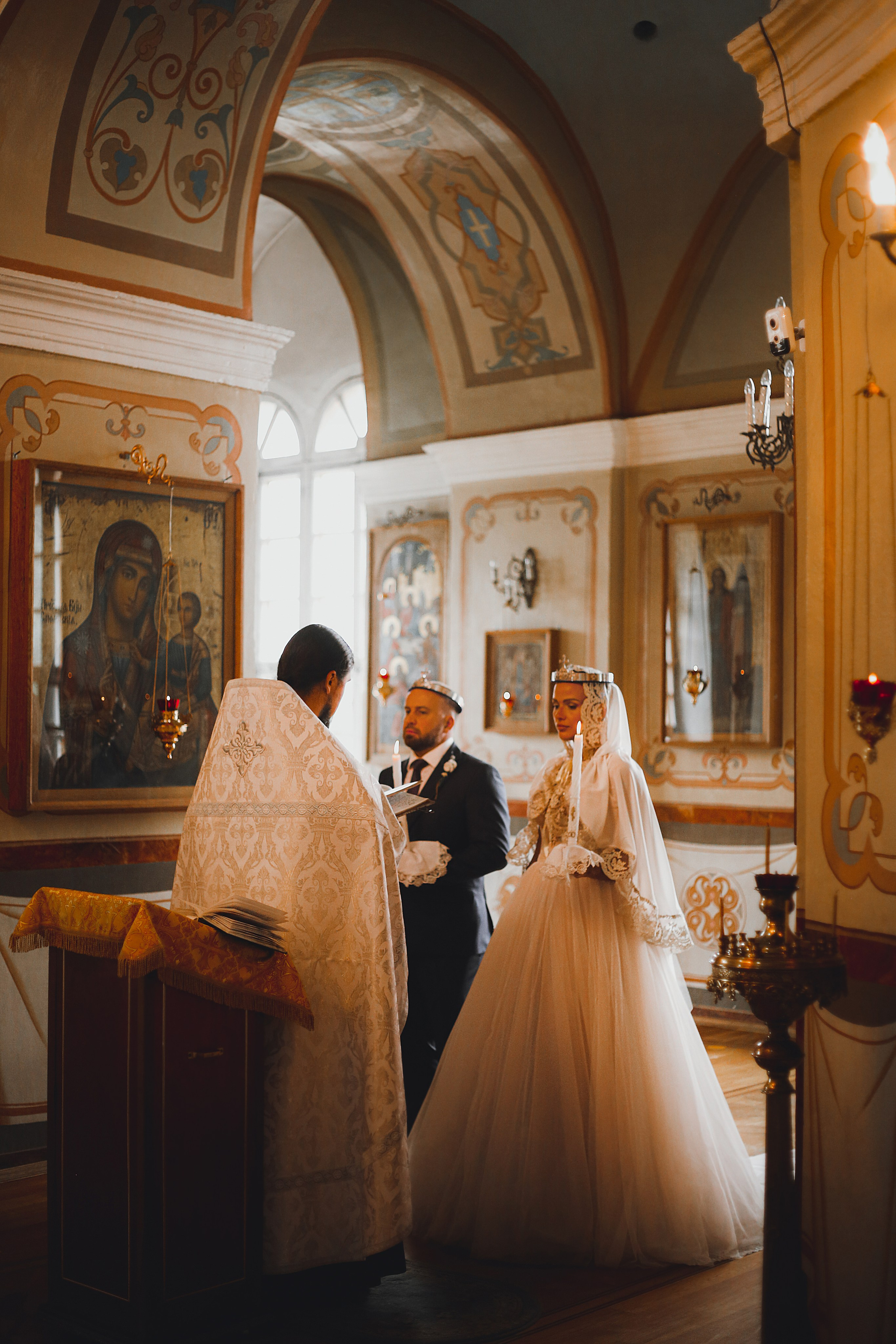 Венчание в Никольском Храме Зеленоград. Фотограф Анастасия Залевская