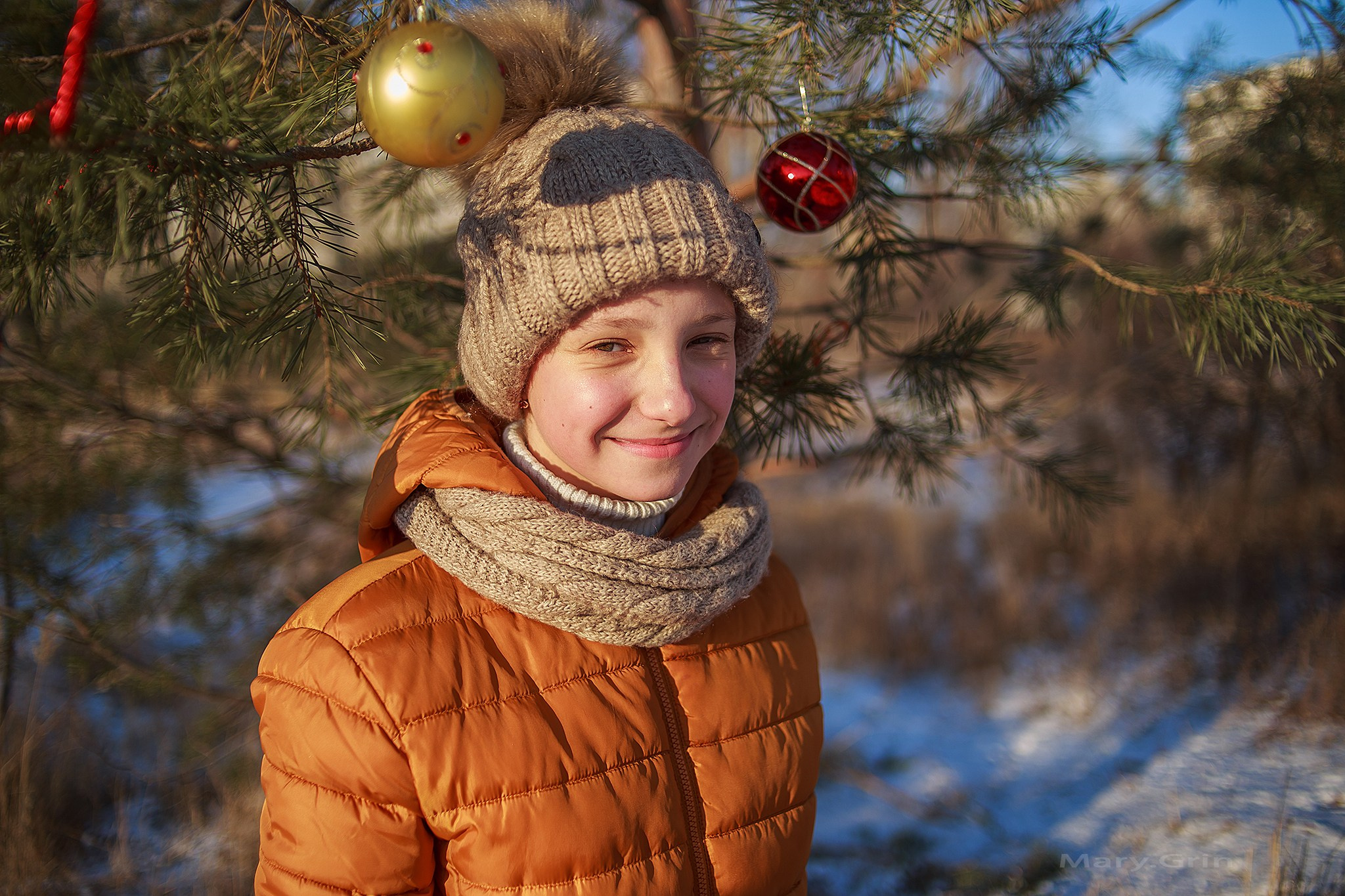 Зимняя фотопрогулка на мещерском озере с мандаринами. Детский и семейный фотограф, фотограф мероприятий Нижний Новгород