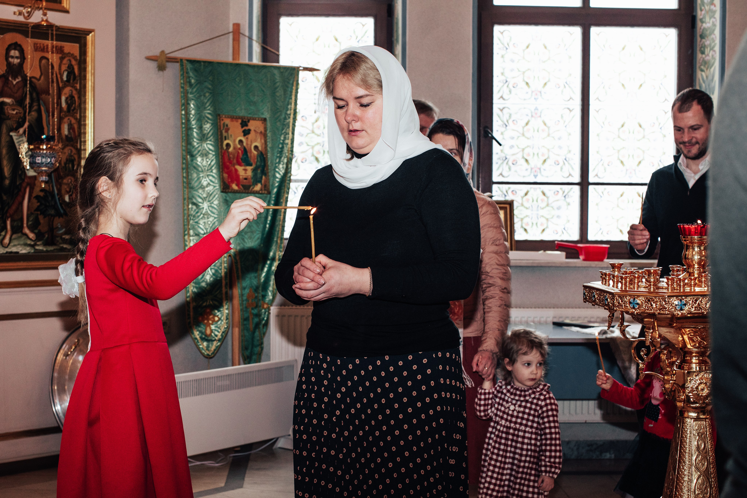 Крещение Анисии. Фотосессии в Москве - фотограф Неонилла Ленко