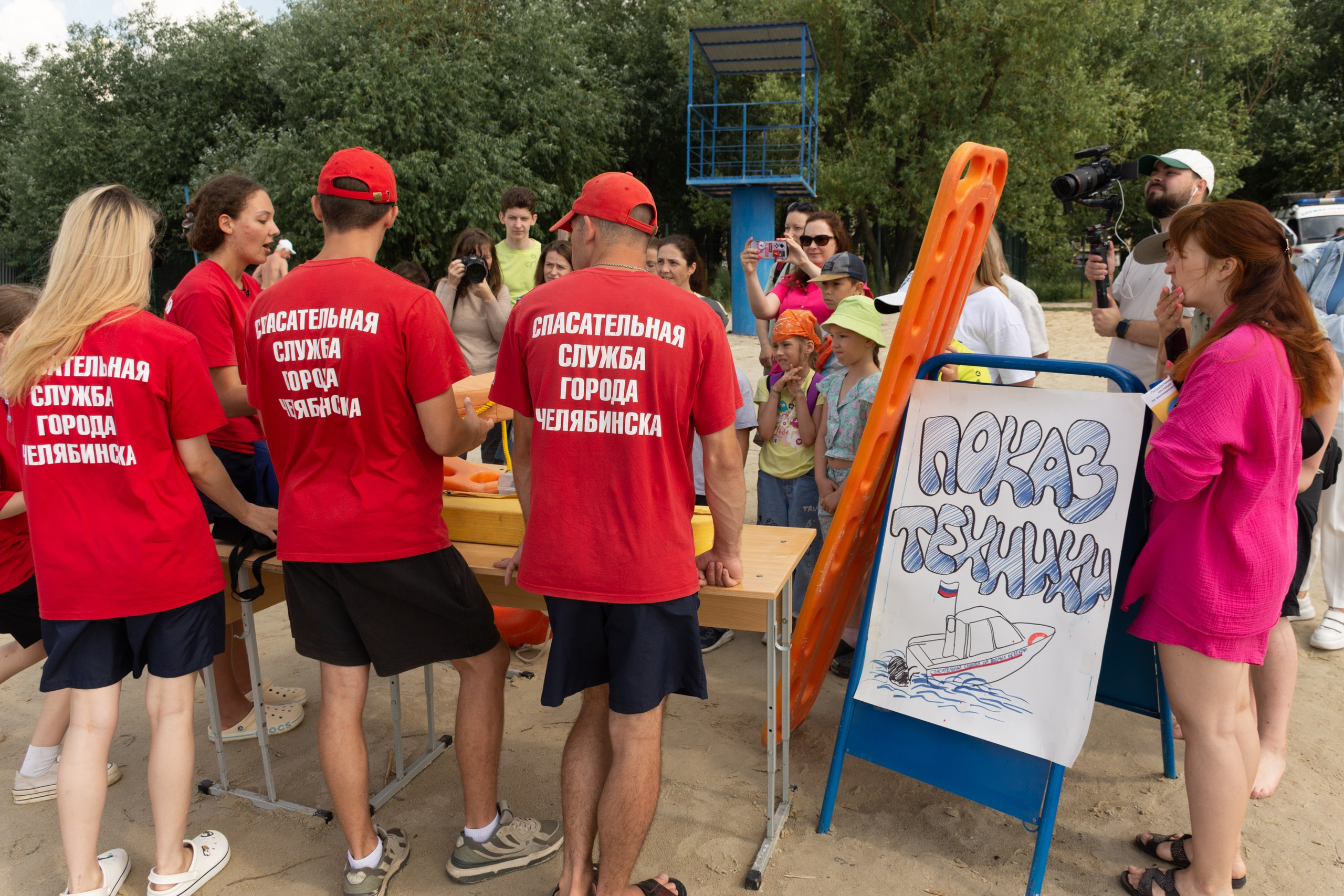 Урок по безопасности на воде (полный альбом). Фотограф Максим Буряк