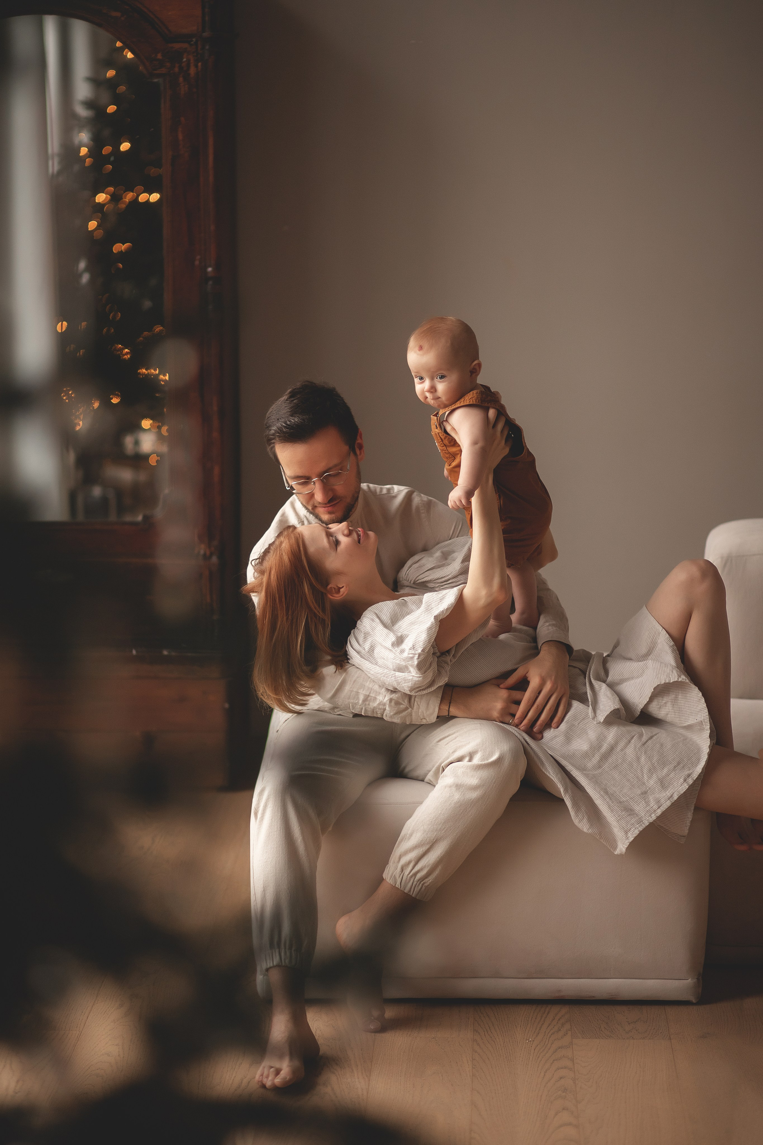 Семейная новогодняя история. Фотограф в Москве. Елизавета Косицына