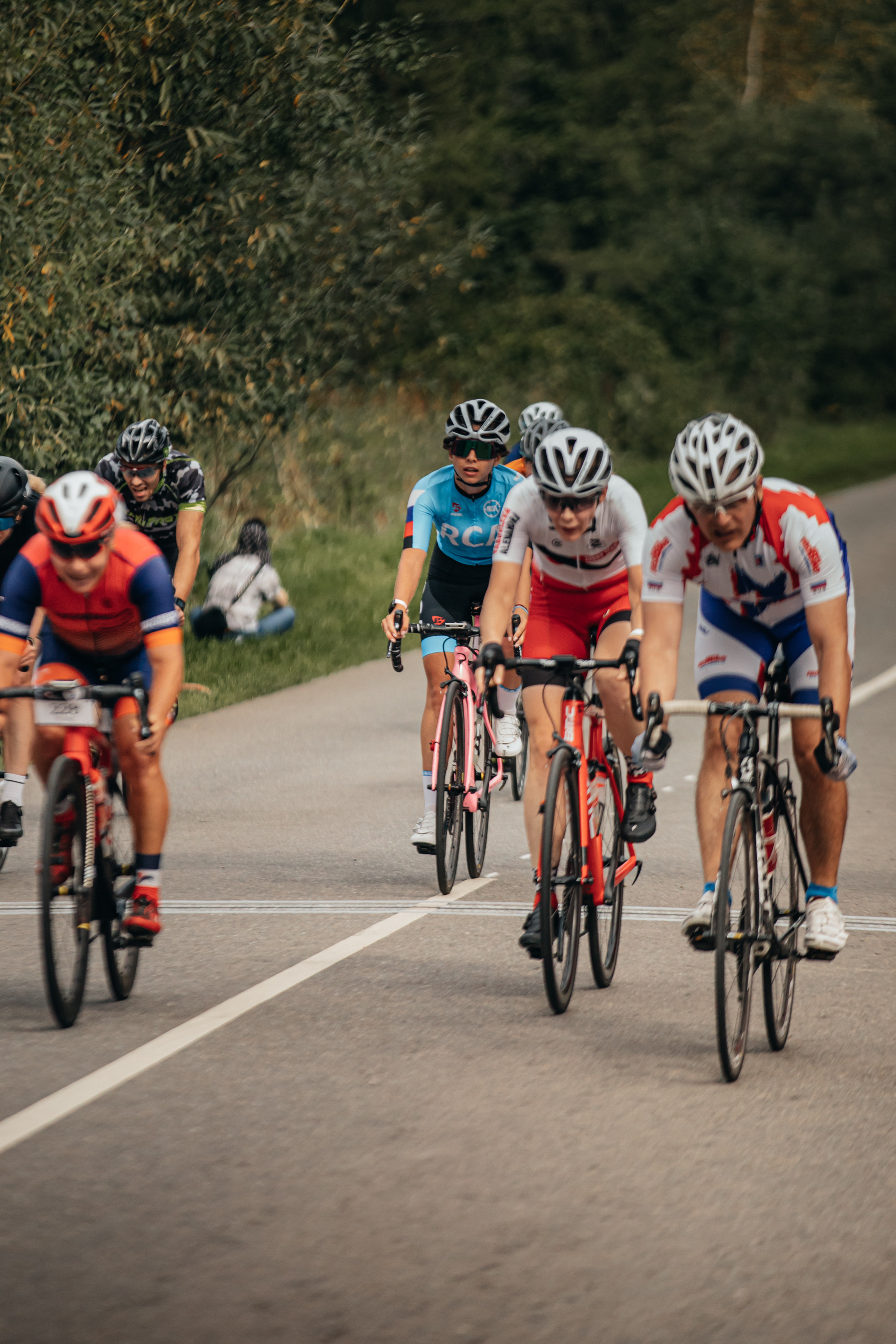 Фотоотчет Велогонка Gran Fondo Серпухов 2021. Фотограф Москва