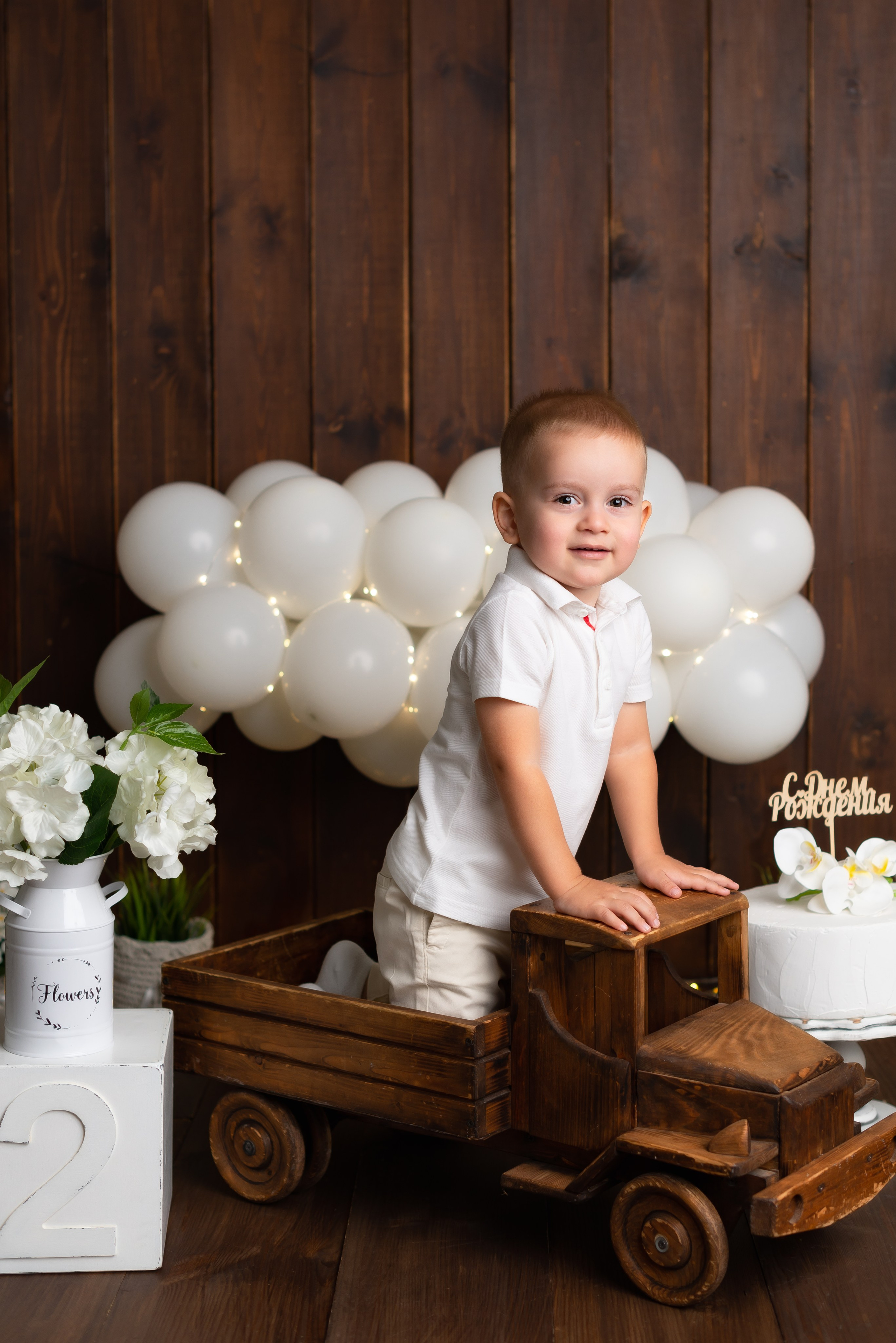 День рождения — 2 года. Детская фотостудия «Мандаринка» | Детский фотограф Краснодар