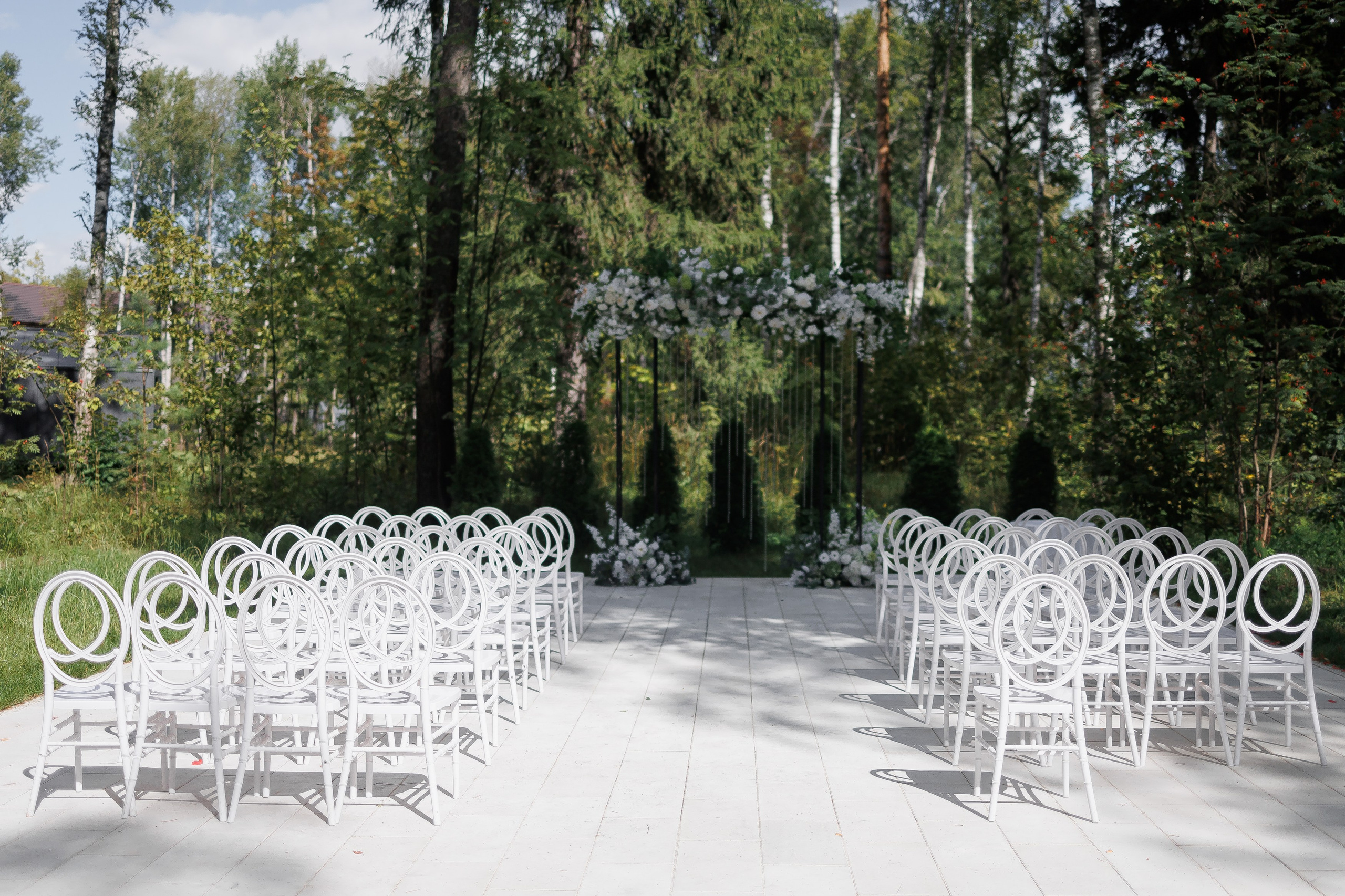 Свадебный декор выездной регистрации