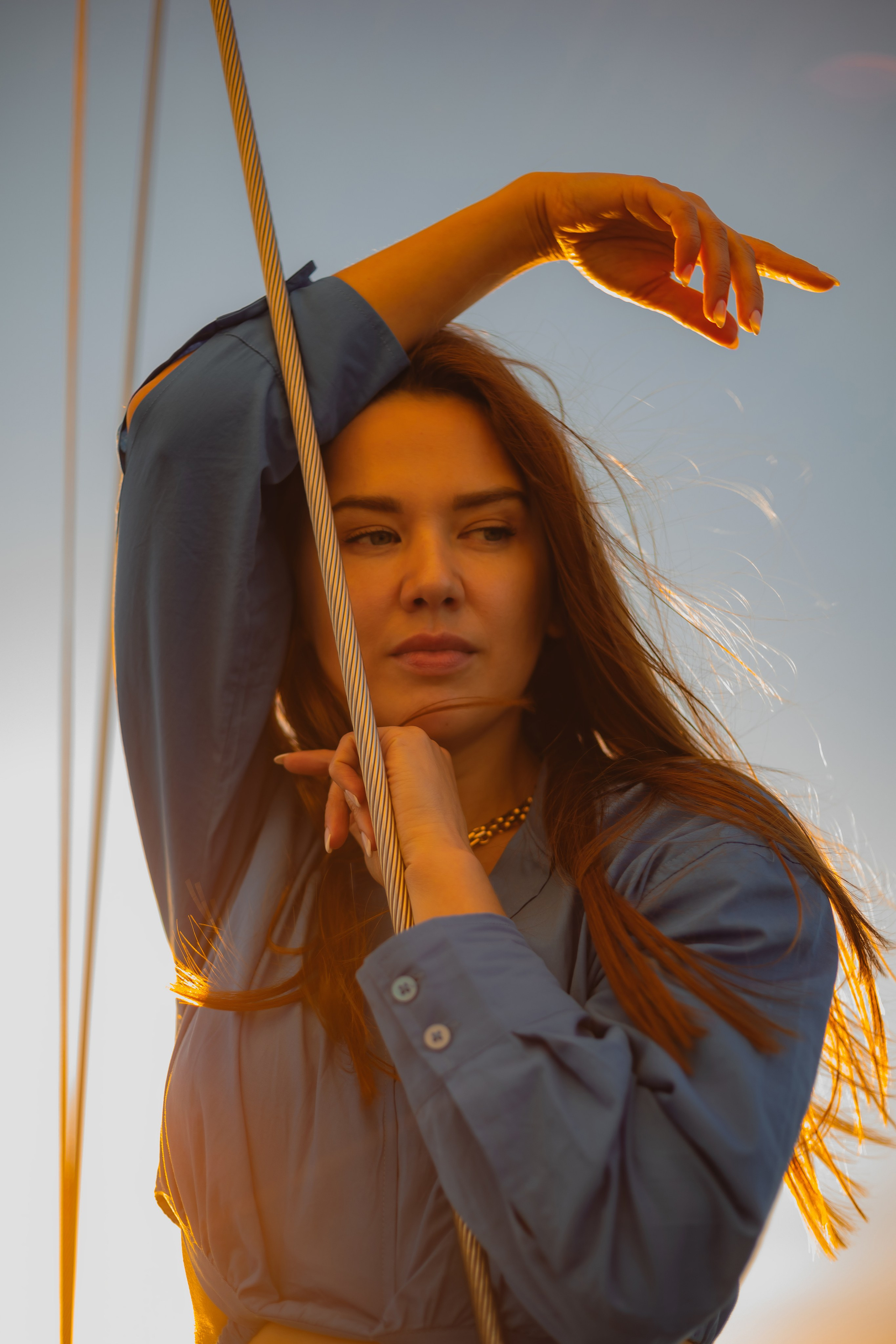 Фотосессия на яхте или шхуне на закате. Фотограф в Санкт-Петербурге и Москве Наталья Милли