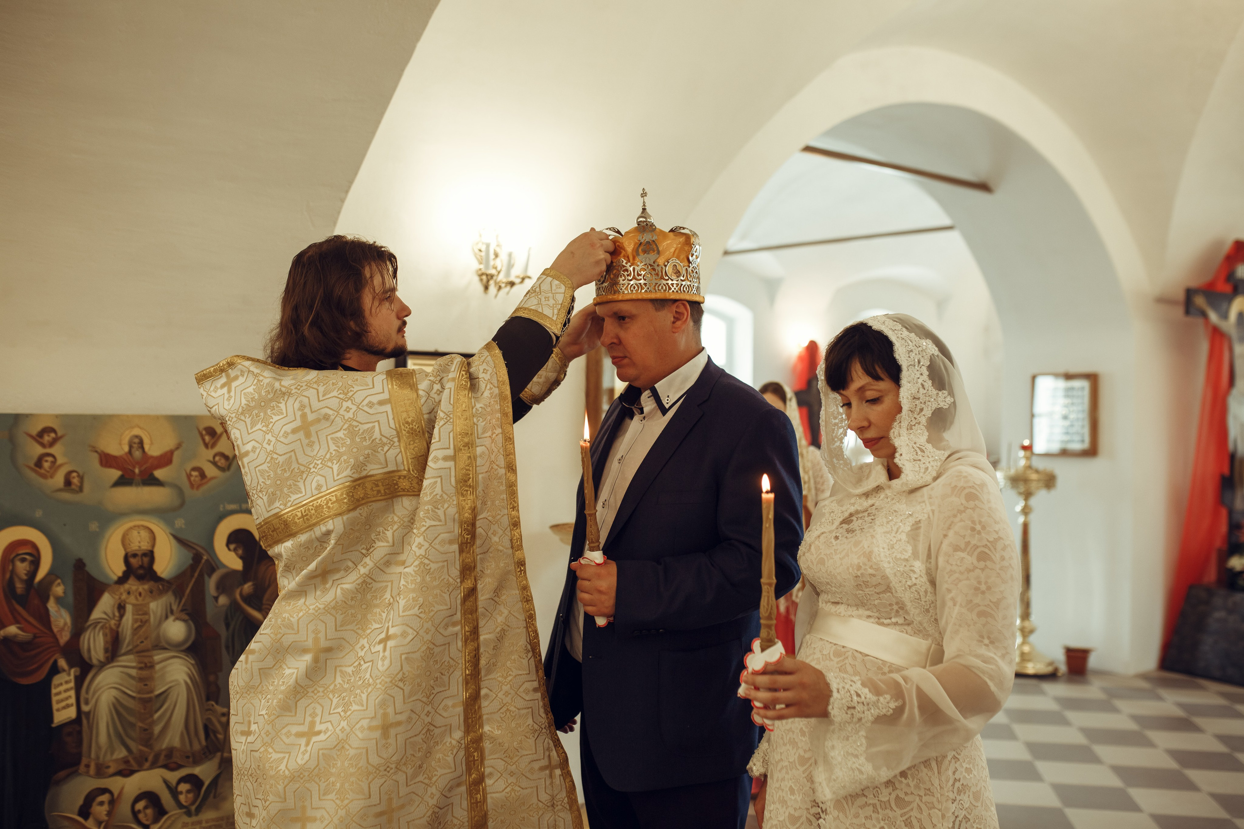 Венчание Оксаны и Дениса. Фотограф на Крещение, семейный фотограф в Москве