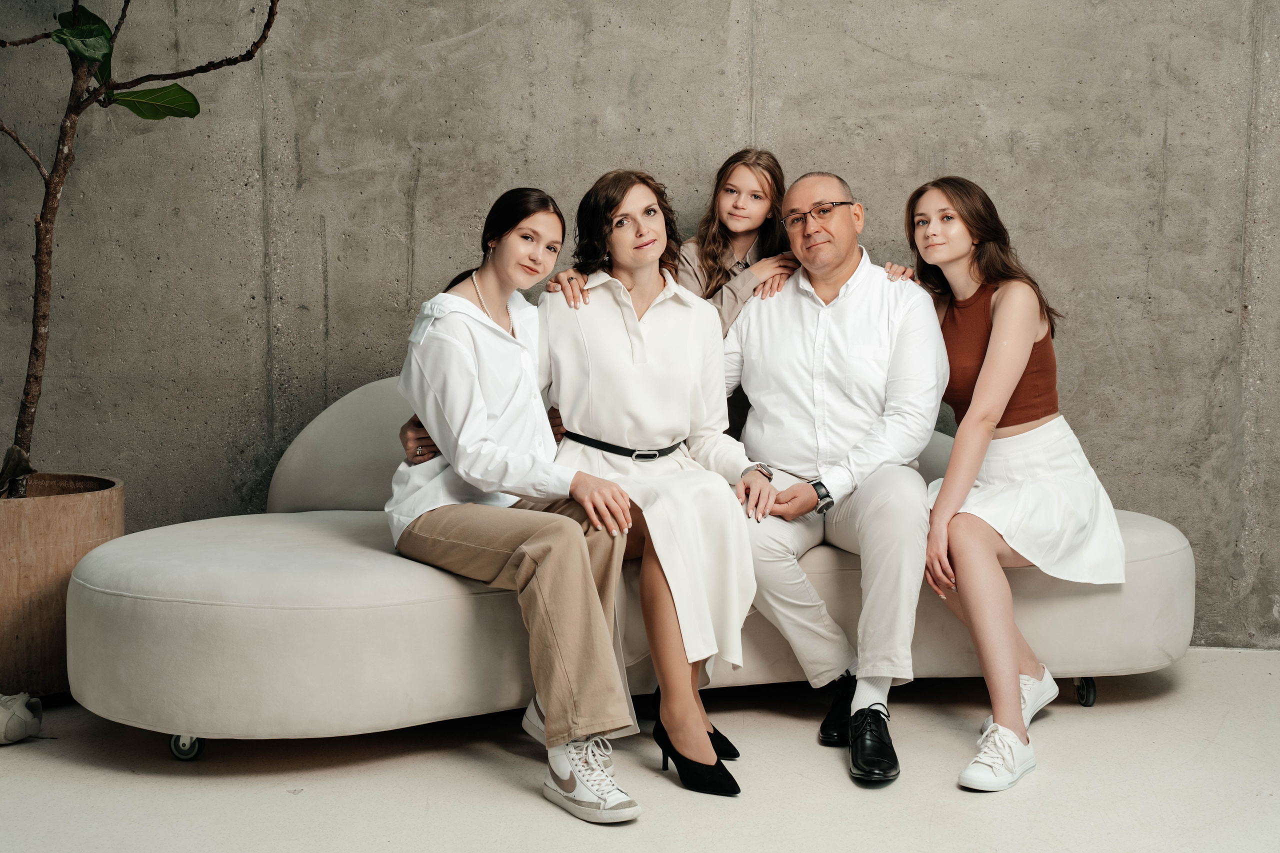 Семейная в студии. Свадебный фотограф Москва Александра Аверкова