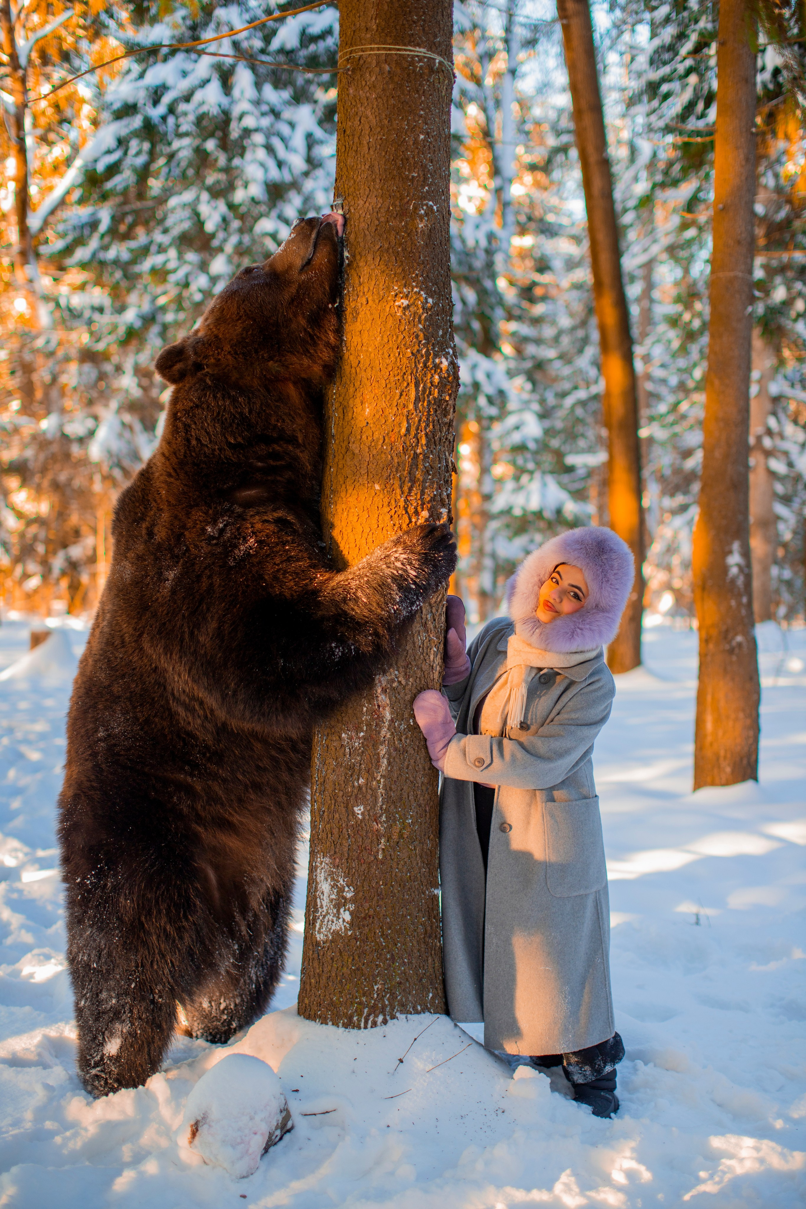 С медведем. Фотограф в Москве и в Московской области Сандра
