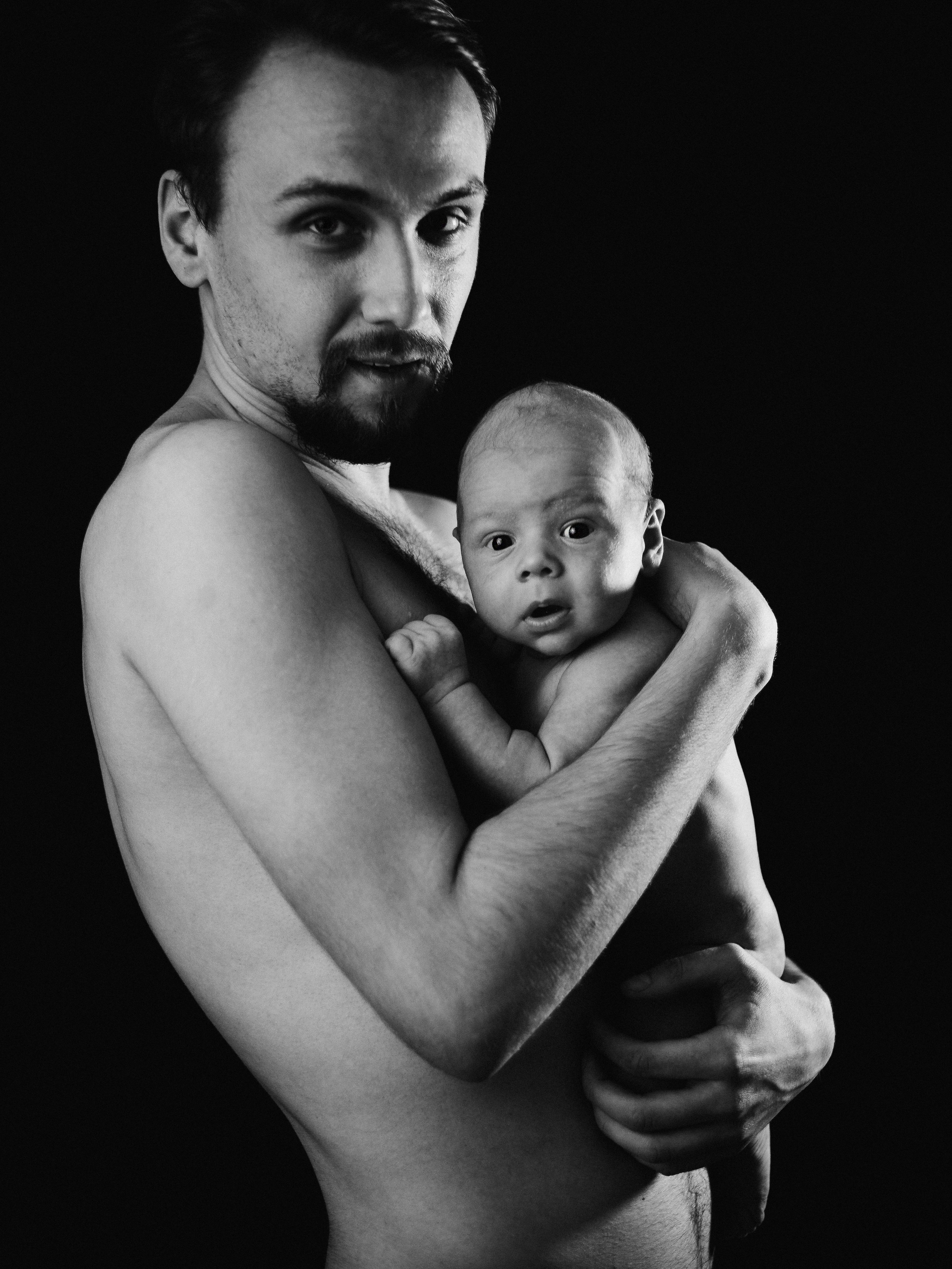 Фотосессия отца с сыном. Фотограф Олег Сотник