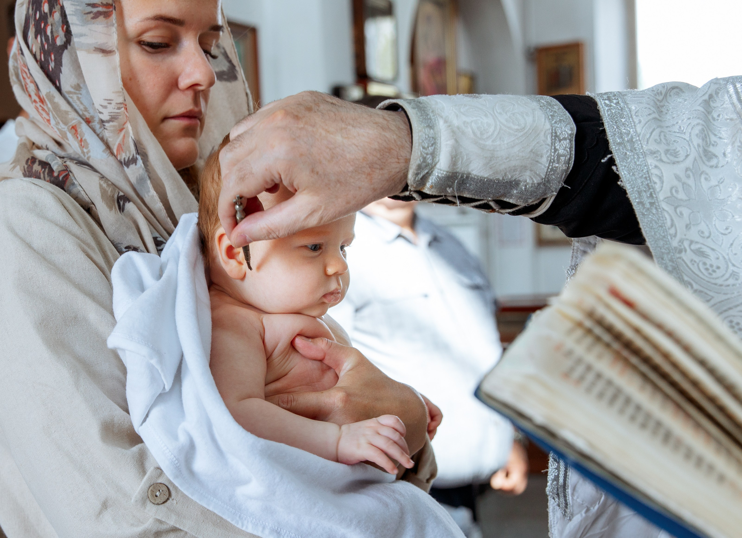 Крещение Сияны. Портретный и семейный фотограф в Москве Ирина Голубчина