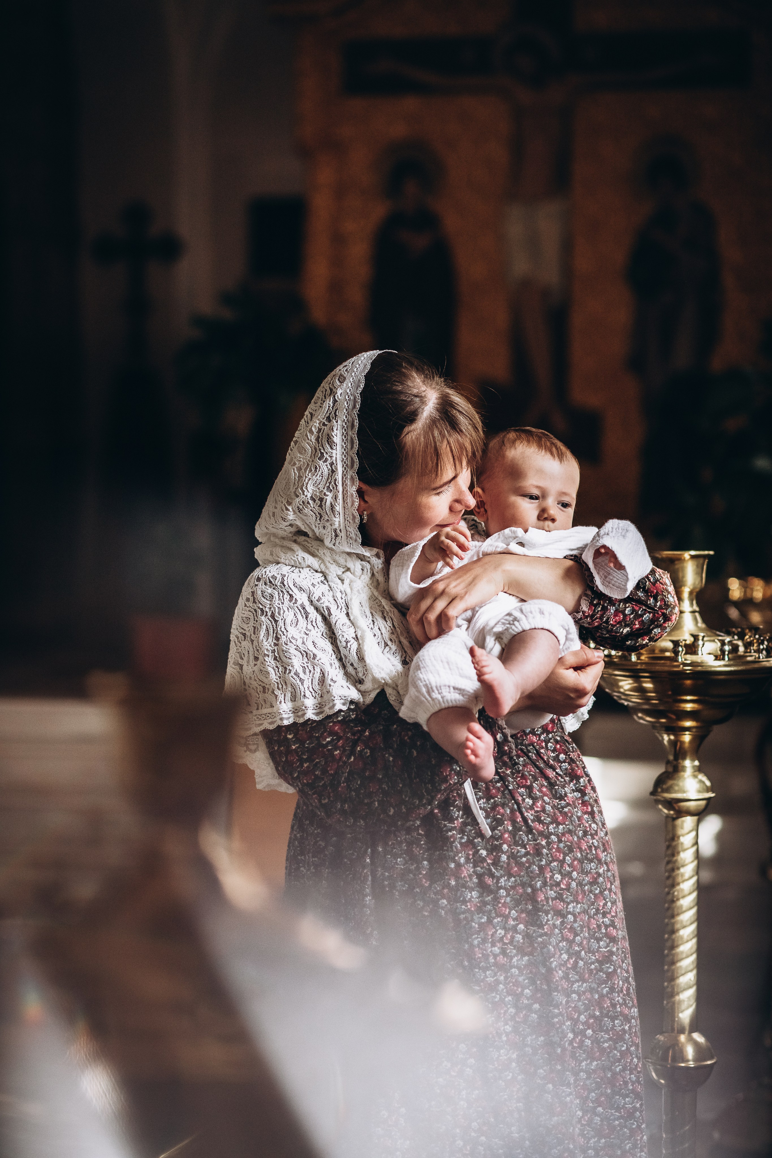 Крещение. Семейный и женский фотограф в Санкт-Петербурге Климова Светлана