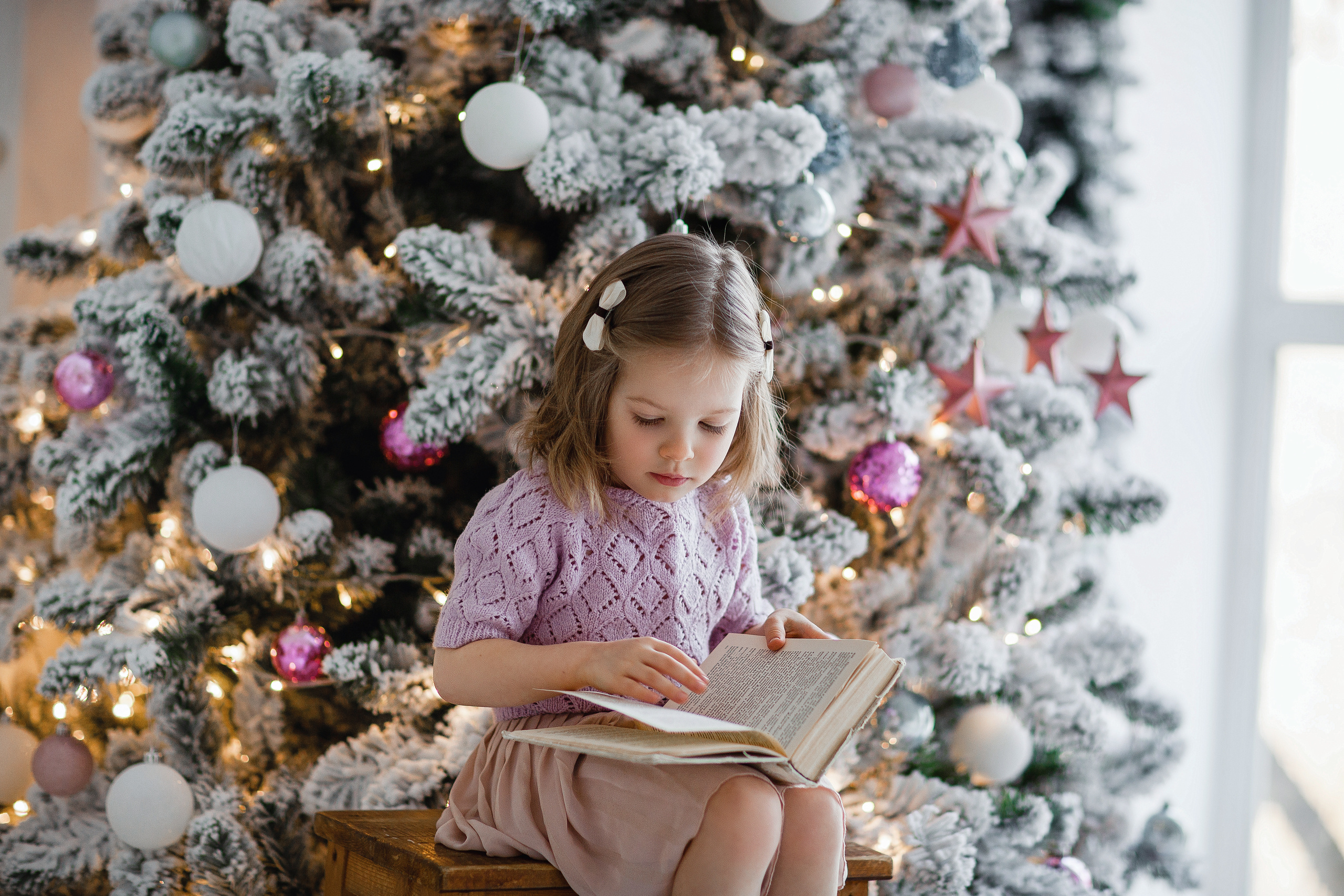 Детская новогодняя фотосессия в студии. Фотограф в Москве Лаврова Анастасия